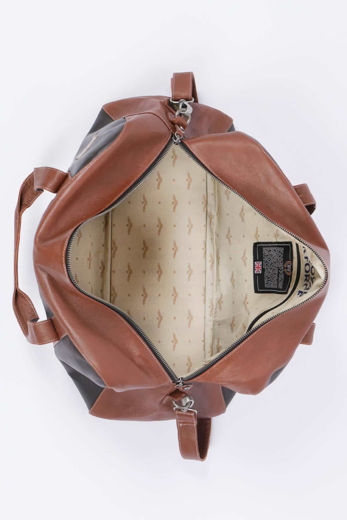 Bolsos Hombre Royal Air Force BRISTOL 48H BAG DARK BROWN — vista 4