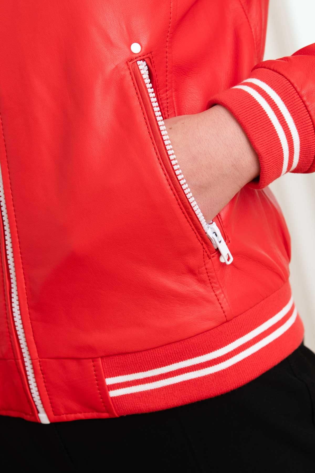 Damen Jacke Oakwood FLIRT ROUGE FONCE 539 — Ansicht 9