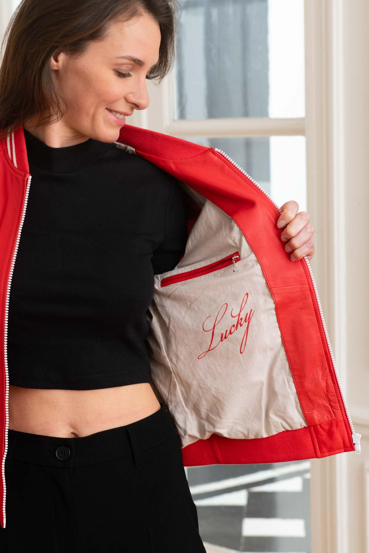 Damen Jacke Oakwood FLIRT ROUGE FONCE 539 — Ansicht 4