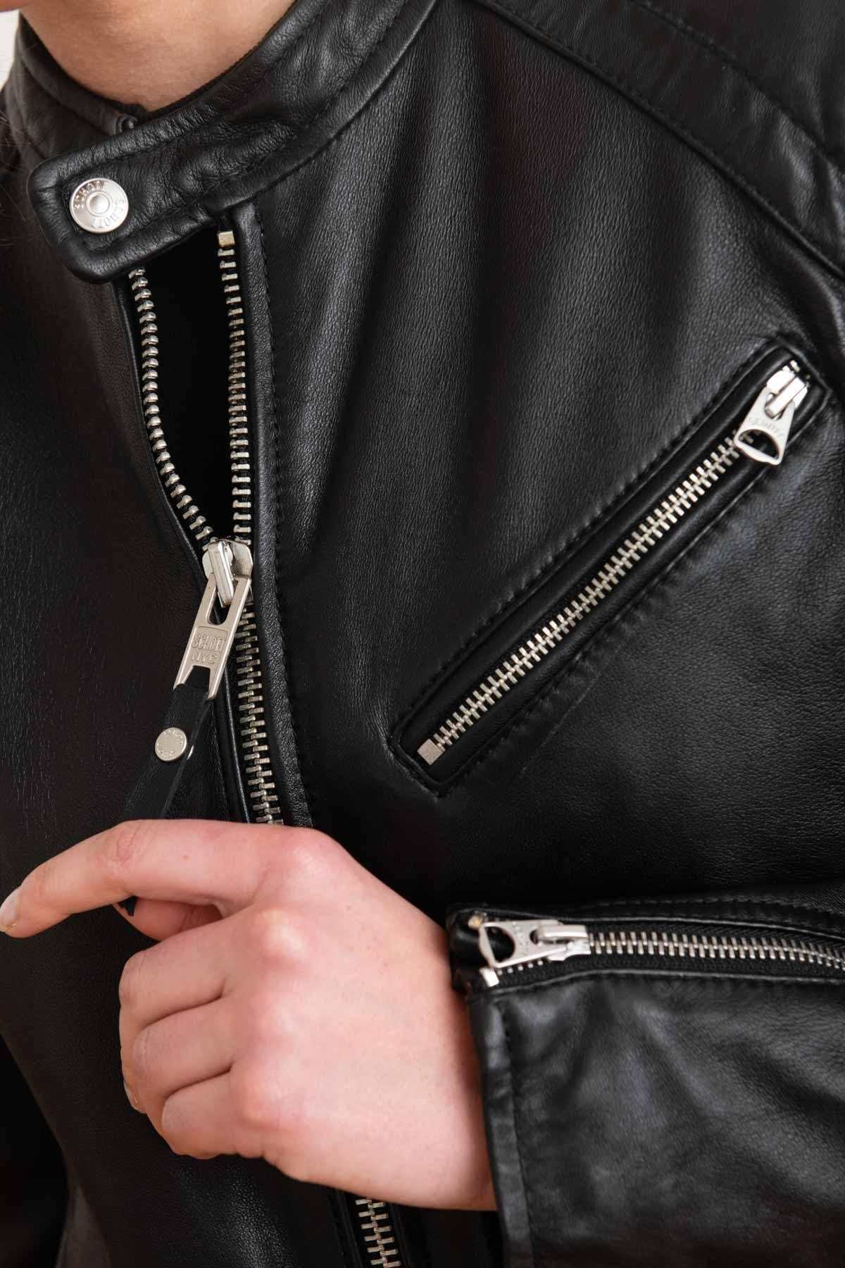 Chaqueta Mujeres Schott LCWMOTOR BLACK — vista 5
