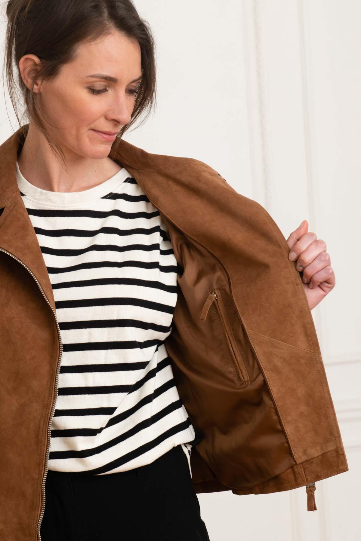 Giacche Donna Cityzen PANAMA SUEDE LT BROWN — vista 3