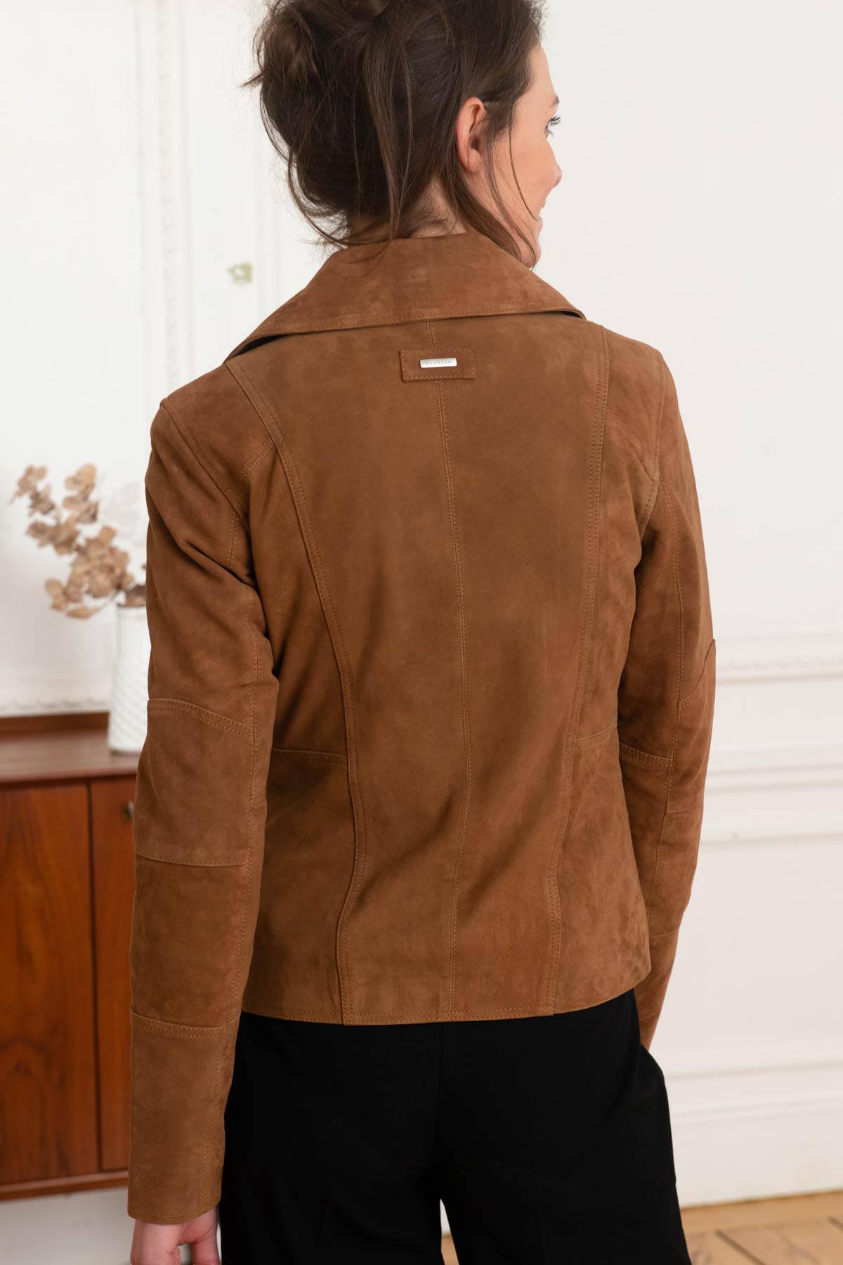 Giacche Donna Cityzen PANAMA SUEDE LT BROWN — vista 5