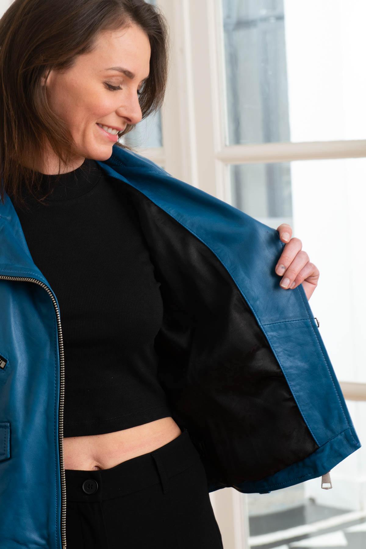 Giacche Donna Redskins JUTTA TRIPWAY ELECTRIC BLUE — vista 7