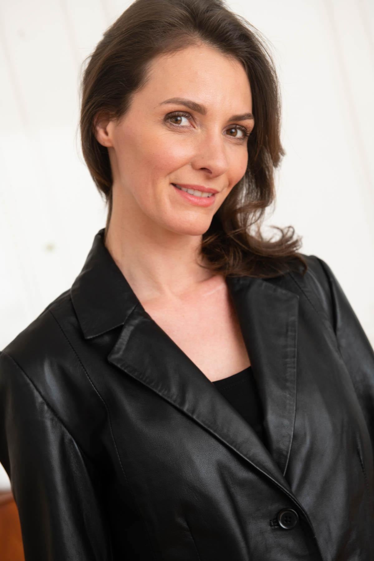Cazadora Mujeres Cityzen FLORENCE LAMB BLACK — vista 6
