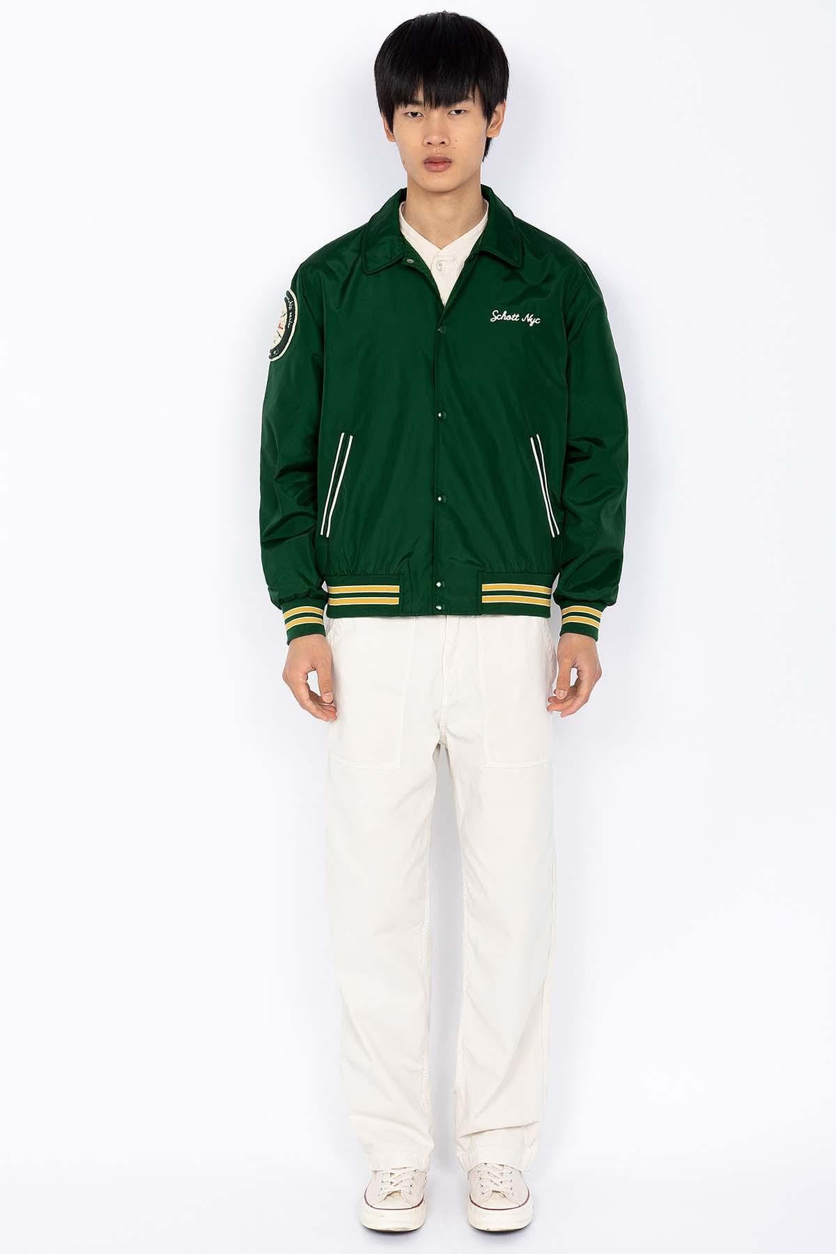 Blouson Homme Schott GIANTS DARK GREEN — vue 2