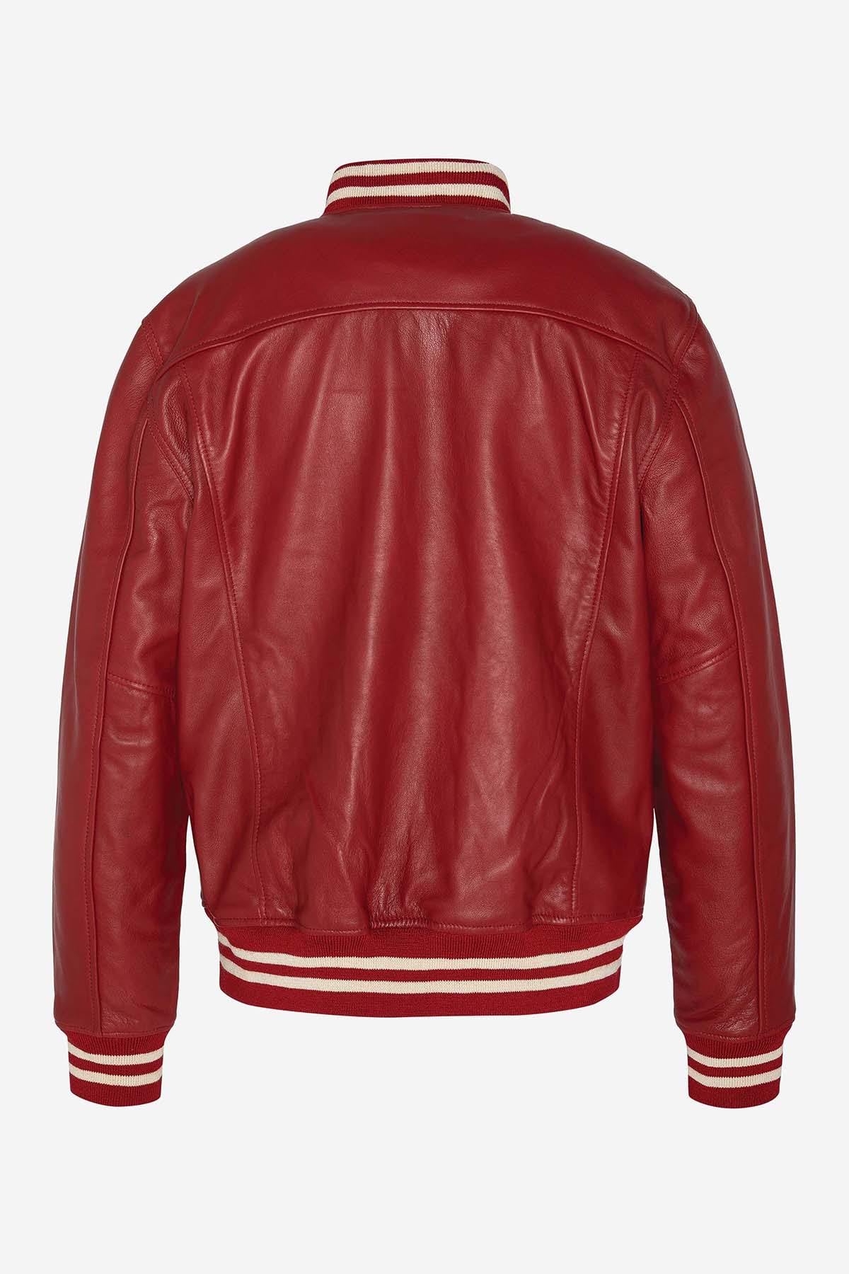 Giacche Uomo Schott LCTEDDYS23 RED — vista 6