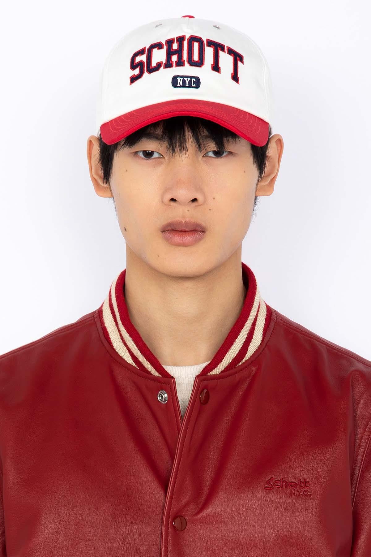 Giacche Uomo Schott LCTEDDYS23 RED — vista 4