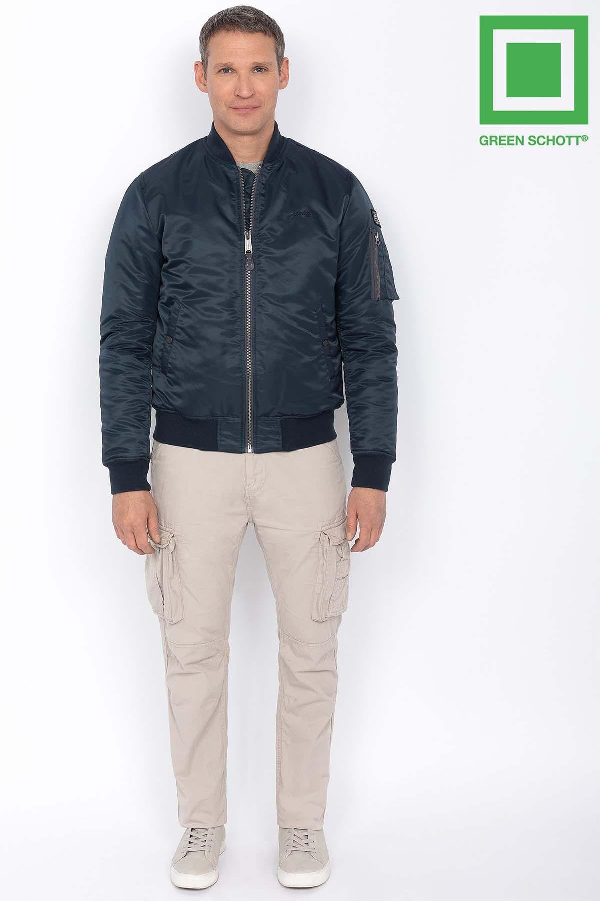 Herren Jacke Schott AIRFORCERS NAVY — Ansicht 2