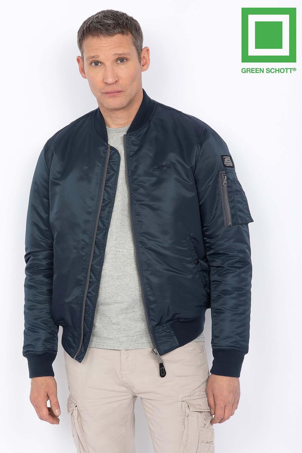 Herren Jacke Schott AIRFORCERS NAVY — Ansicht 1