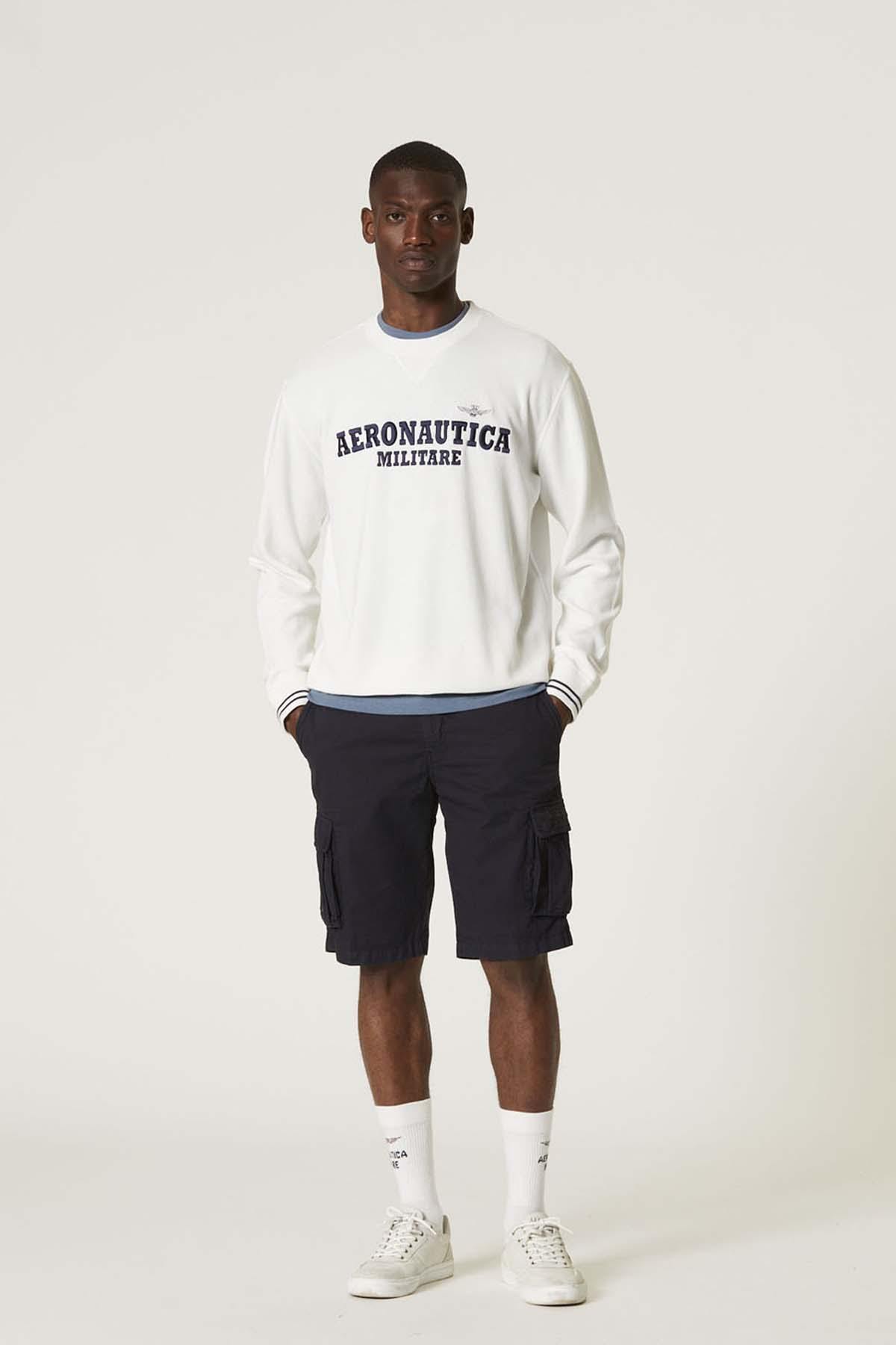 Herren Short Aeronautica Militare 231BE066CT1122 08312 BLUE BLACK — Ansicht 3