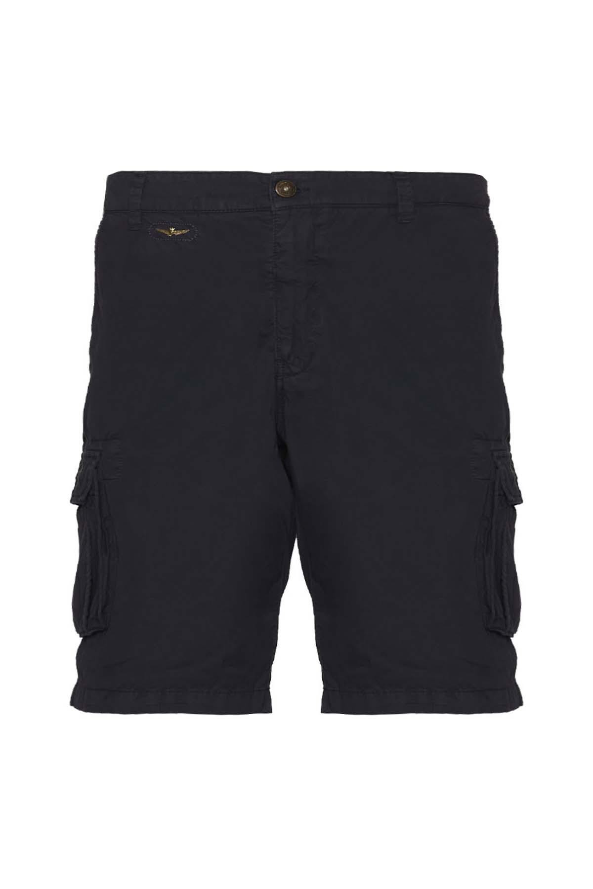 Herren Short Aeronautica Militare 231BE066CT1122 08312 BLUE BLACK — Ansicht 7