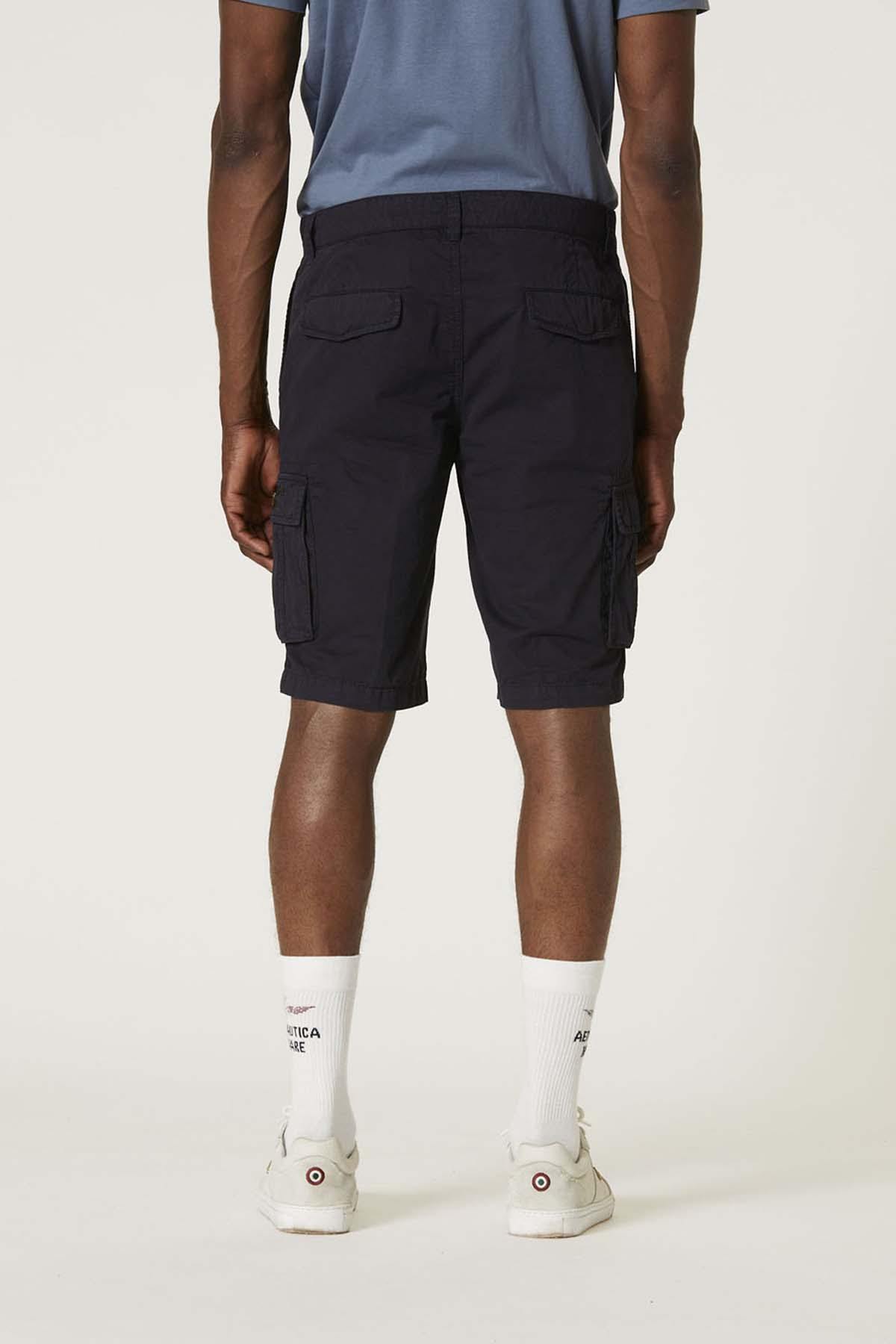 Herren Short Aeronautica Militare 231BE066CT1122 08312 BLUE BLACK — Ansicht 2