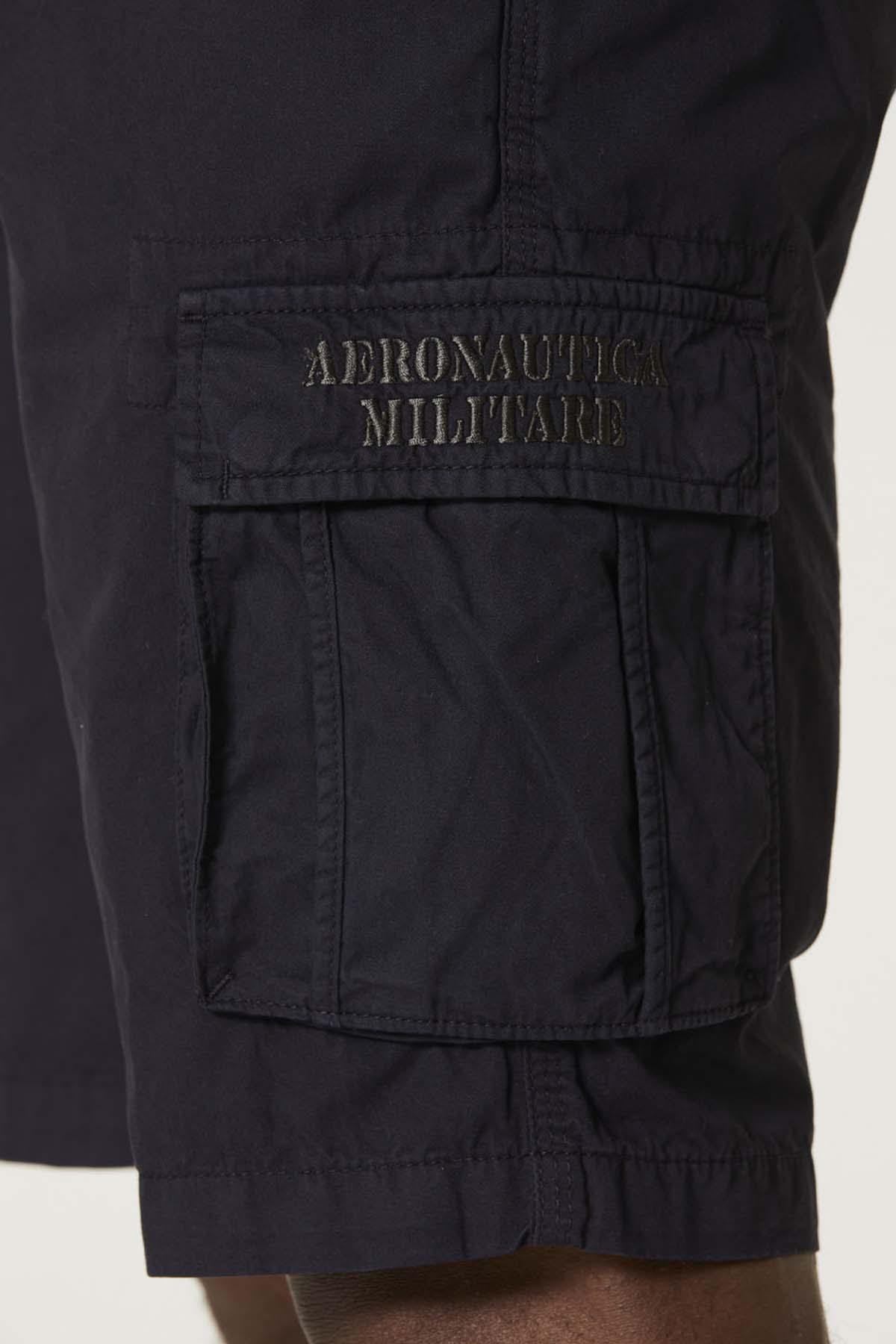 Herren Short Aeronautica Militare 231BE066CT1122 08312 BLUE BLACK — Ansicht 5