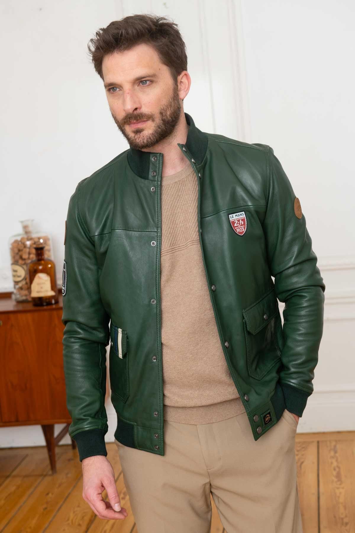 Herren Jacke 24h Le Mans TORNACO SHEEP CROWN GREEN — Ansicht 1