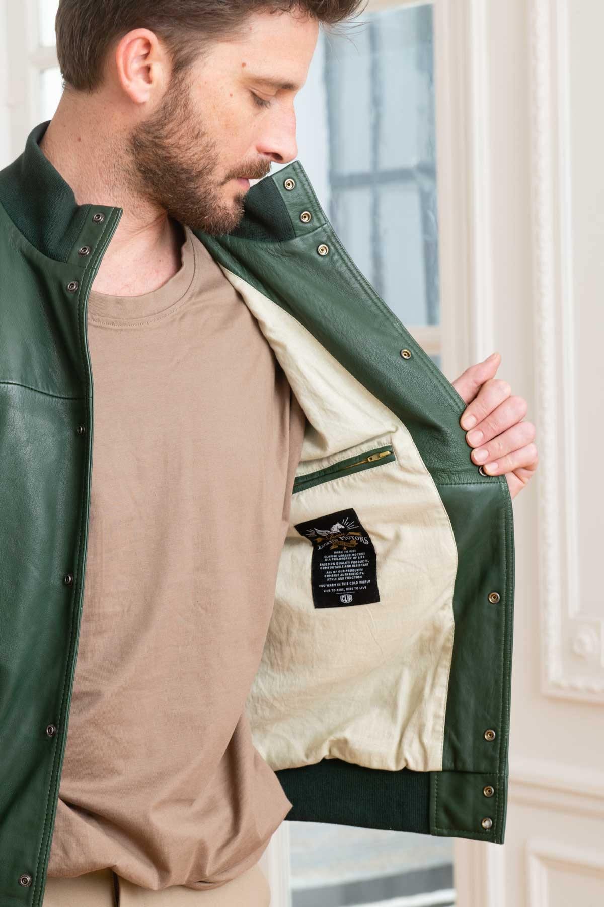 Herren Jacke 24h Le Mans TORNACO SHEEP CROWN GREEN — Ansicht 3