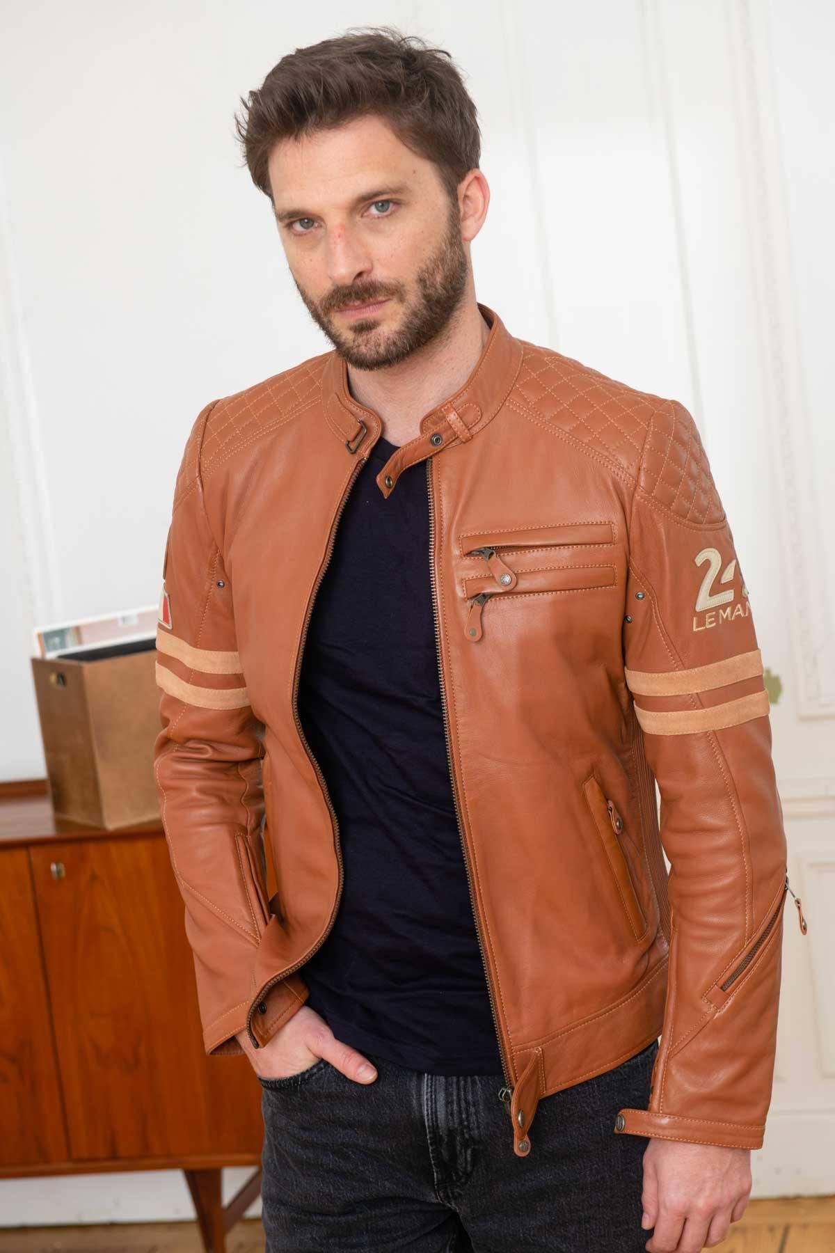 Herren Jacke 24h Le Mans SILVERSTONE SHEEP CROWN HAVANE — Ansicht 1