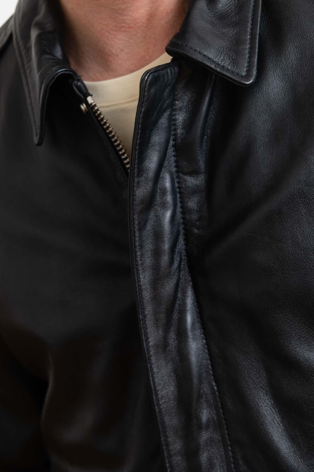 Chaqueta Hombre Schott LCFLIGHTWX NAVY — vista 8