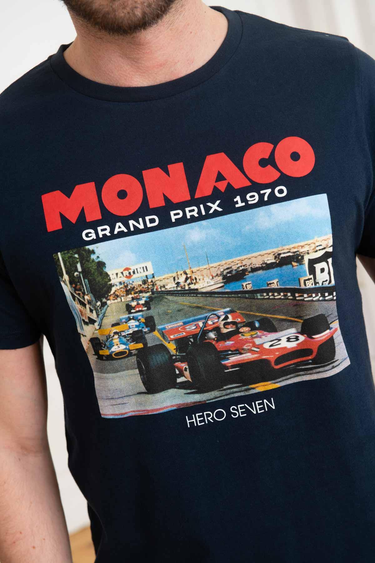 T-shirt Uomo Hero Seven MONACO NAVY — vista 2