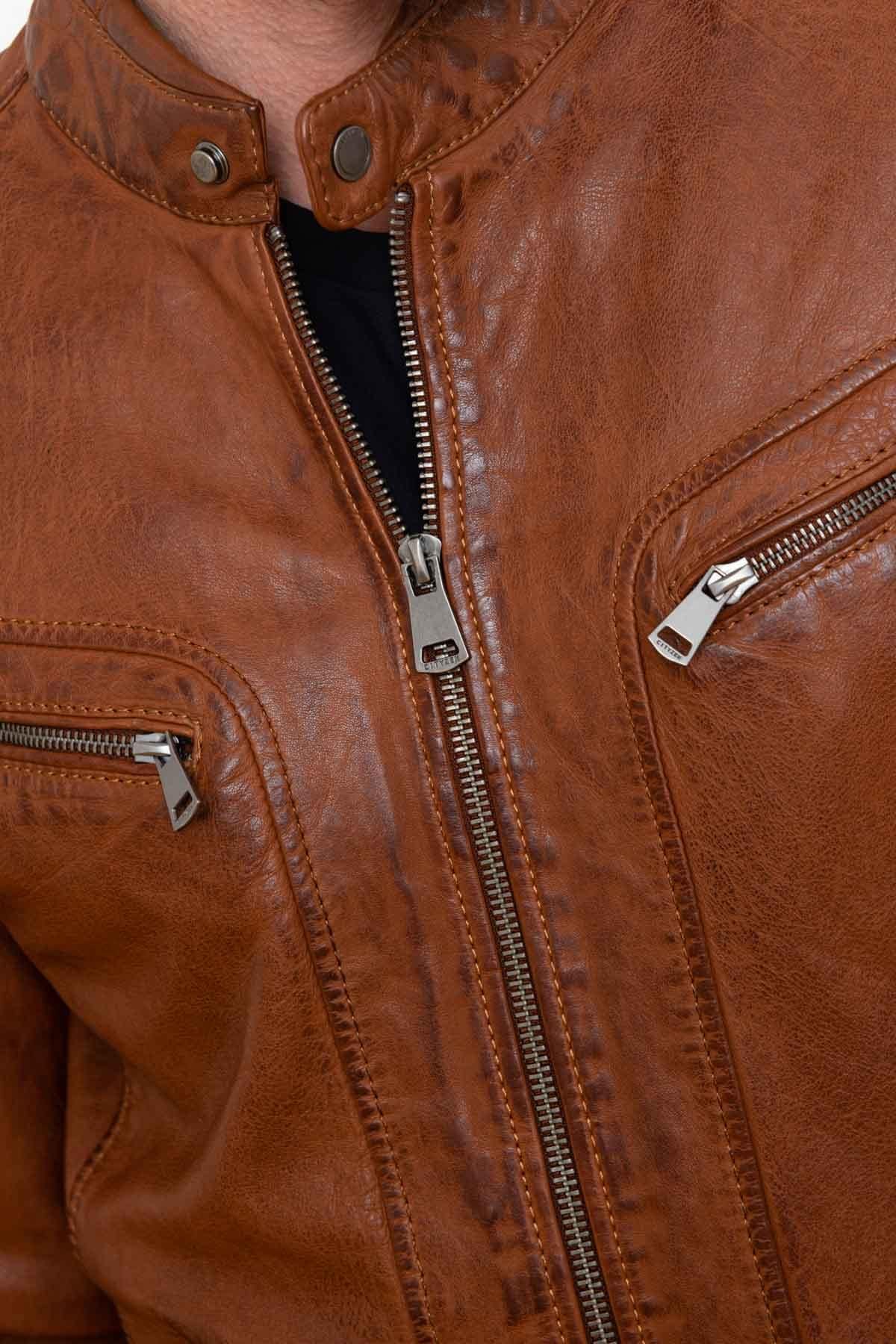 Chaqueta Hombre Cityzen ANTALYA COGNAC — vista 7