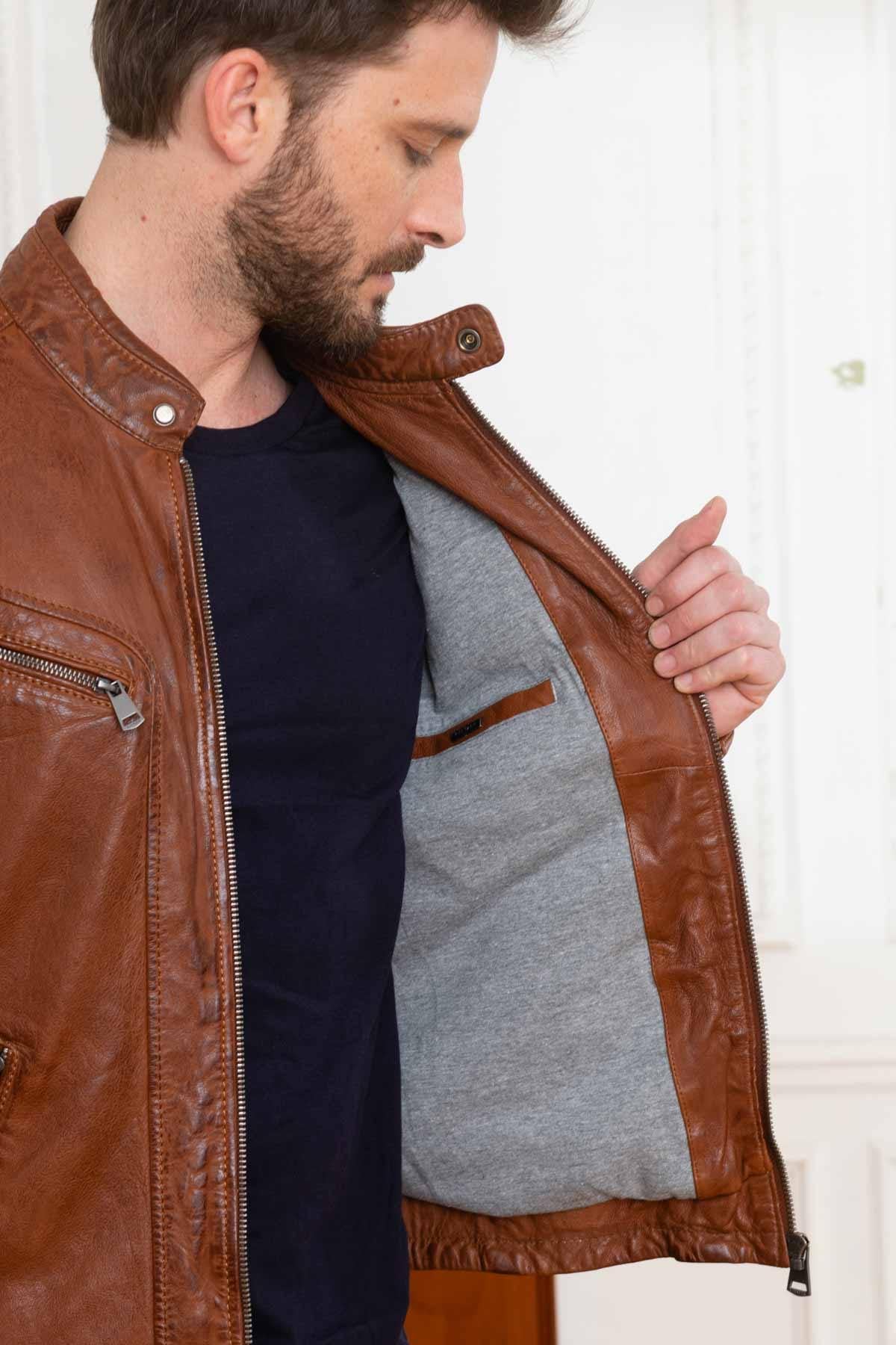 Chaqueta Hombre Cityzen ANTALYA COGNAC — vista 5