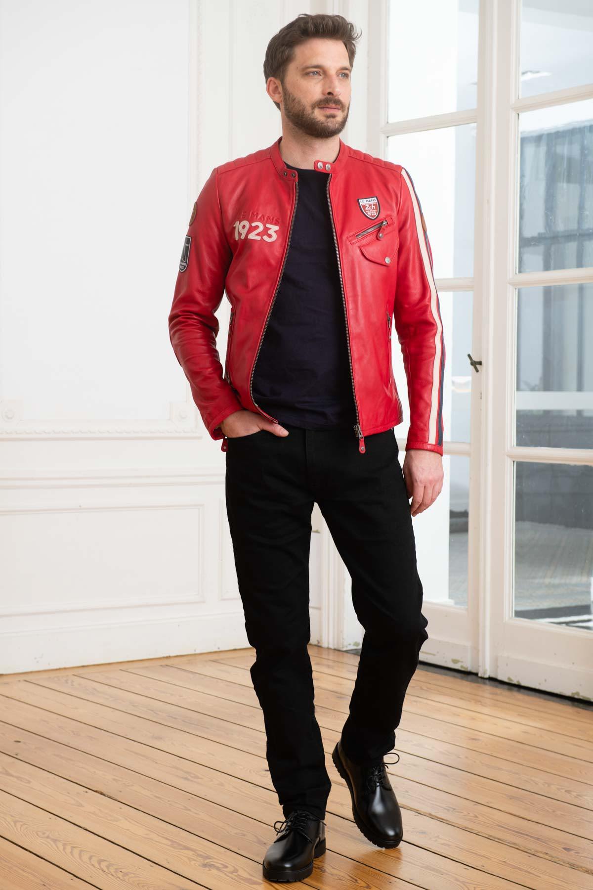 Chaqueta Hombre 24h Le Mans MARNE SHEEP CROWN RACING RED — vista 3