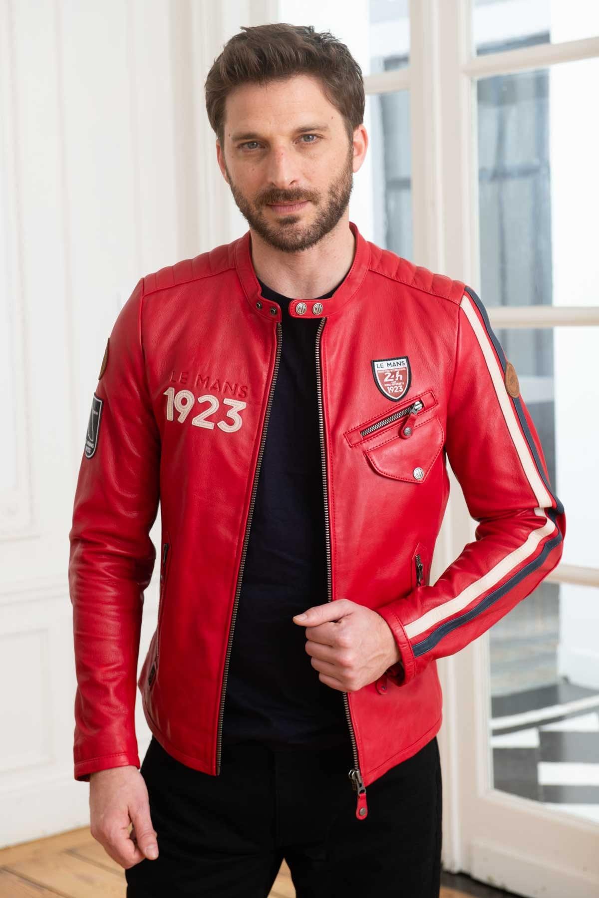 Chaqueta Hombre 24h Le Mans MARNE SHEEP CROWN RACING RED — vista 4