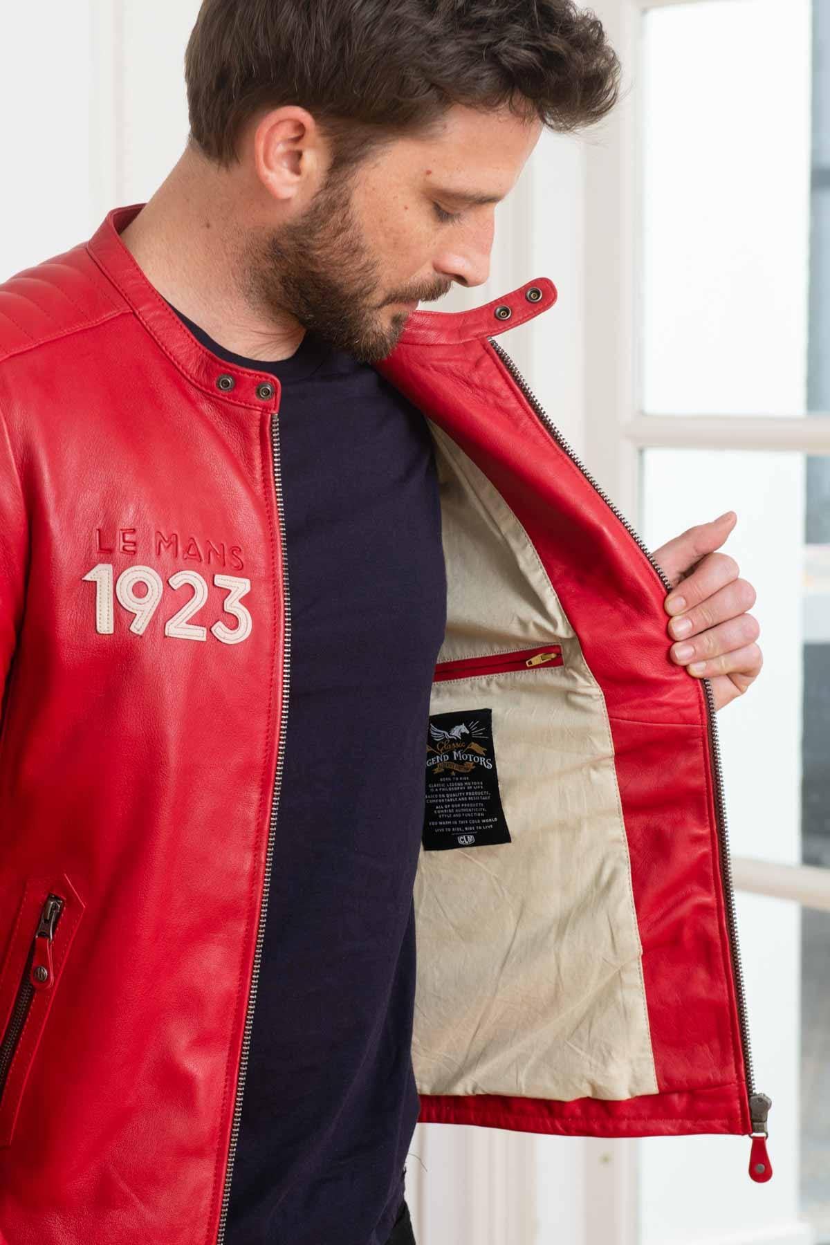Chaqueta Hombre 24h Le Mans MARNE SHEEP CROWN RACING RED — vista 5