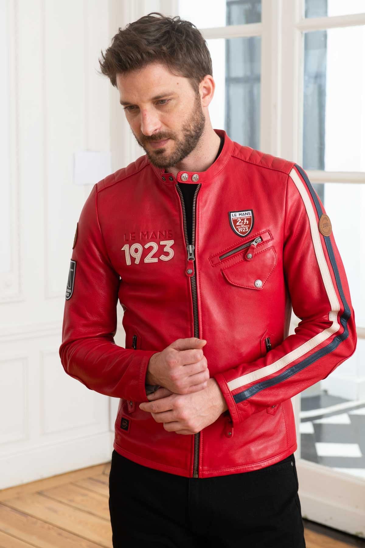 Chaqueta Hombre 24h Le Mans MARNE SHEEP CROWN RACING RED — vista 2