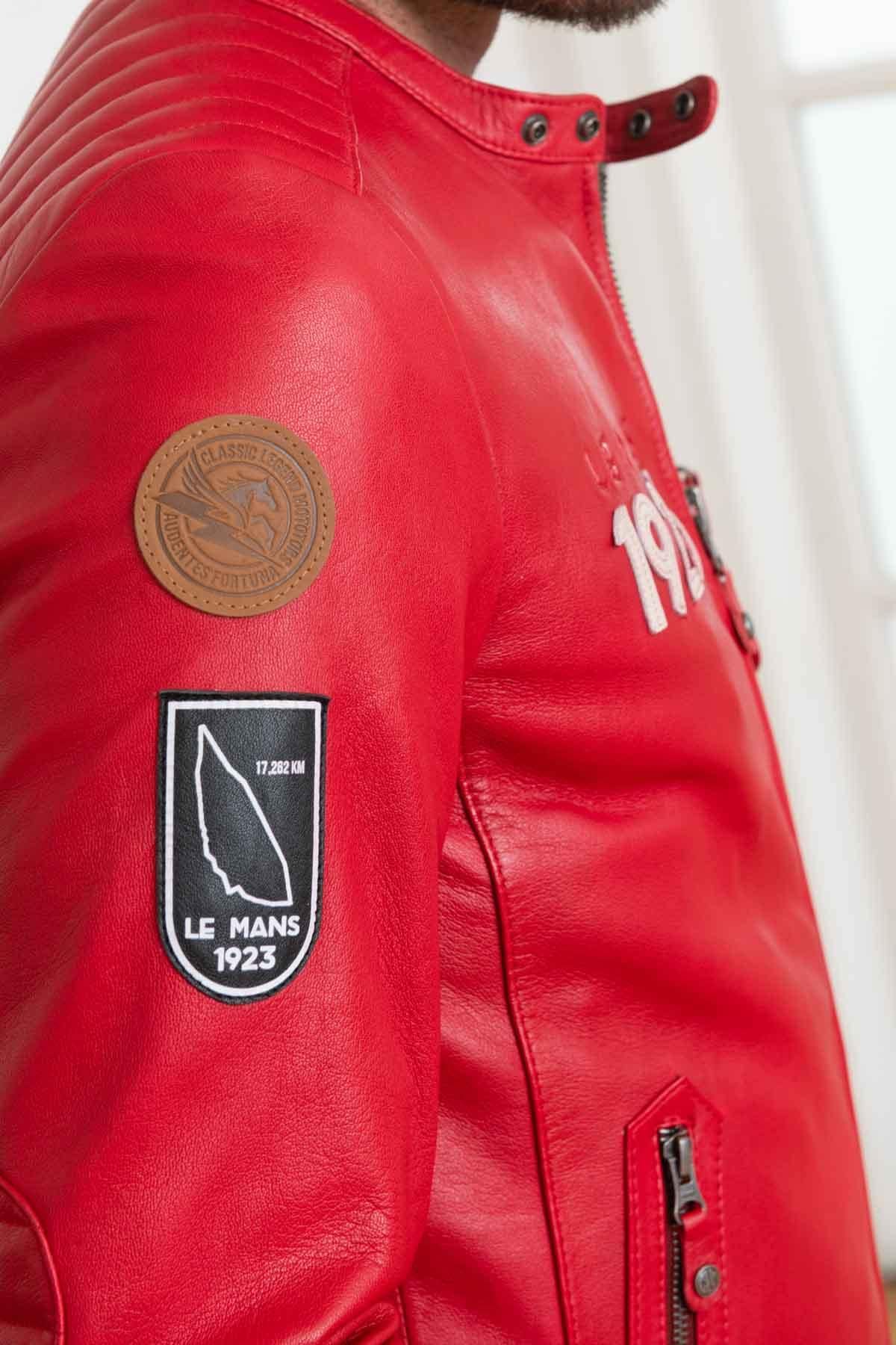 Chaqueta Hombre 24h Le Mans MARNE SHEEP CROWN RACING RED — vista 11