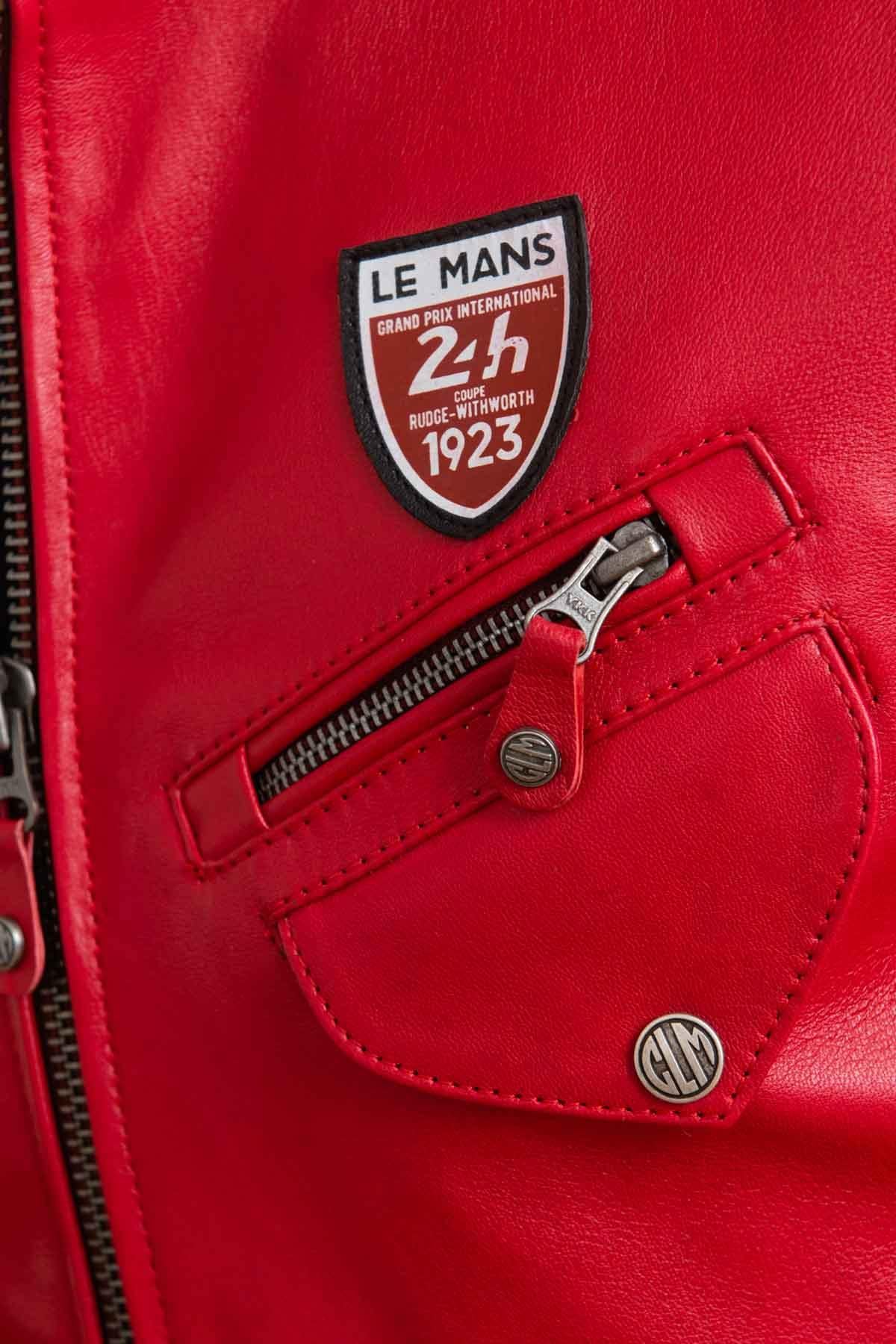 Chaqueta Hombre 24h Le Mans MARNE SHEEP CROWN RACING RED — vista 10