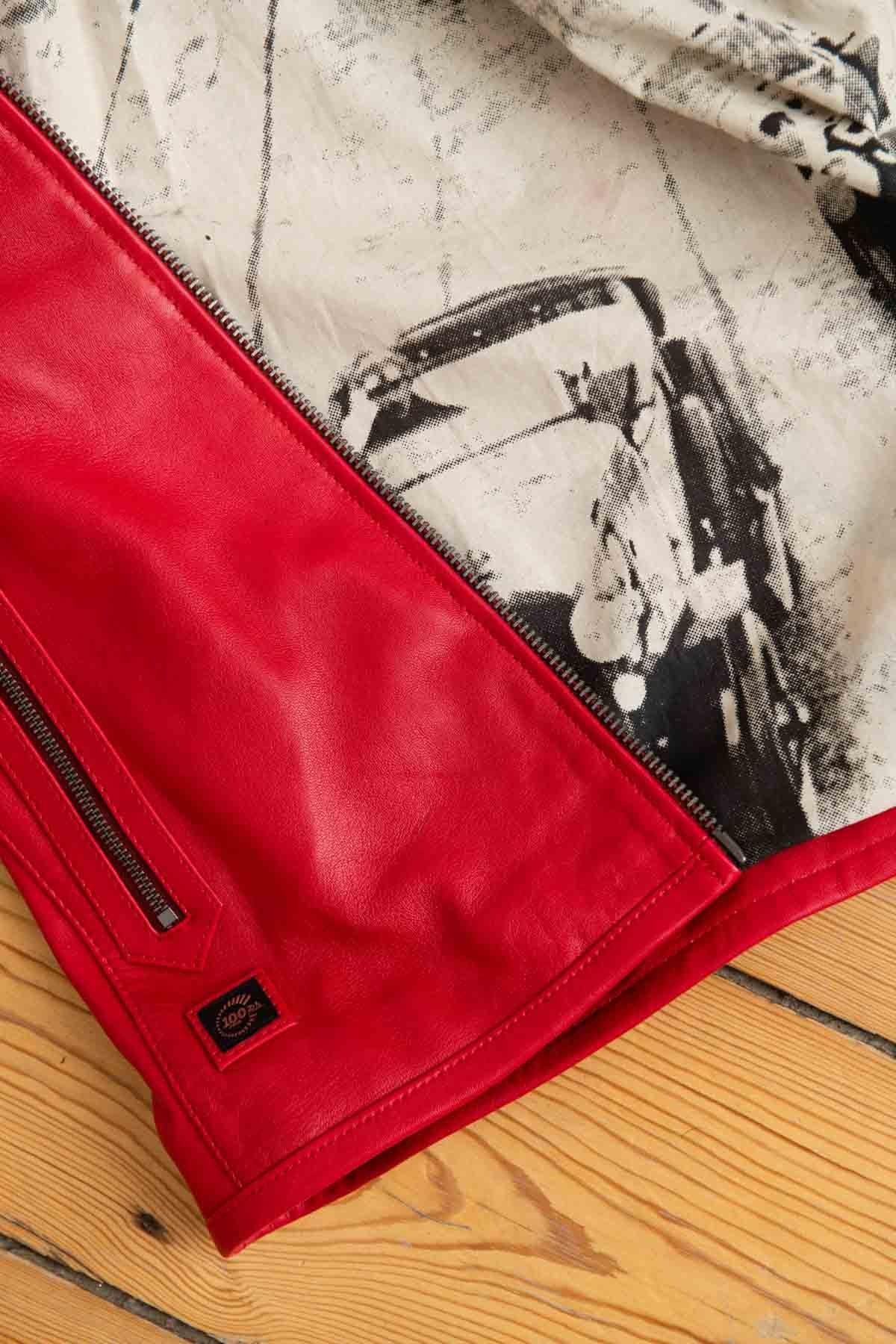 Chaqueta Hombre 24h Le Mans MARNE SHEEP CROWN RACING RED — vista 12