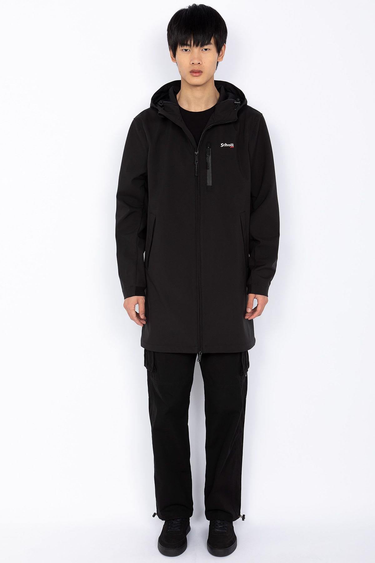 Herren Mantel Schott KIAN BLACK — Ansicht 3