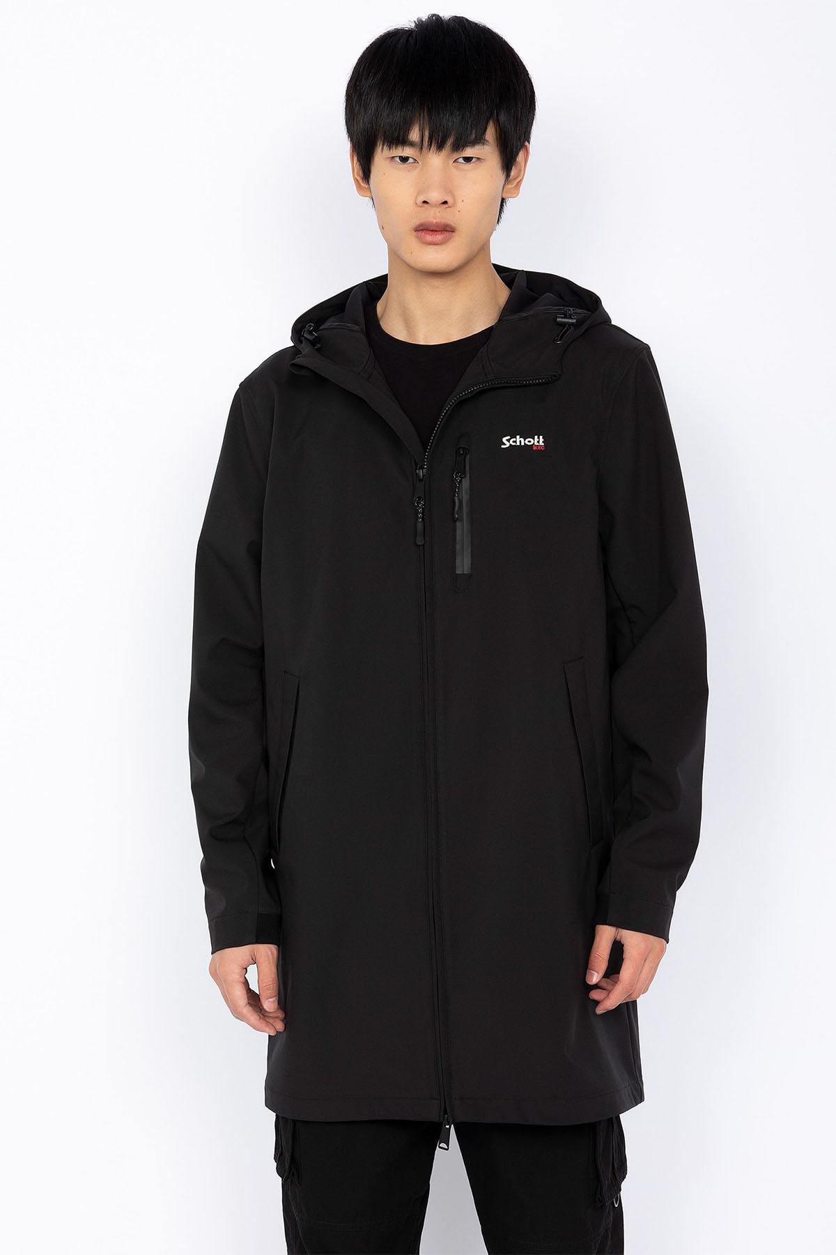 Herren Mantel Schott KIAN BLACK — Ansicht 1