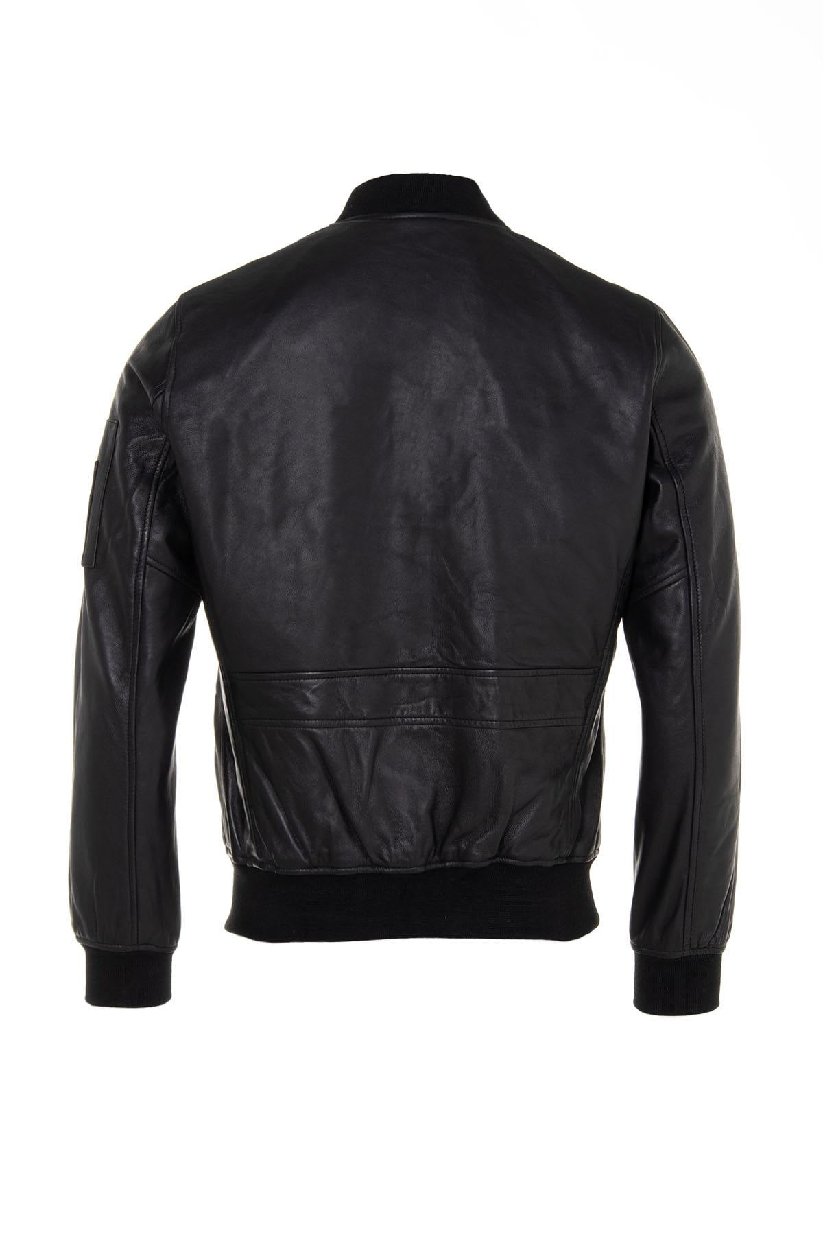 Chaqueta Hombre Schott LCBOMB BLACK — vista 8