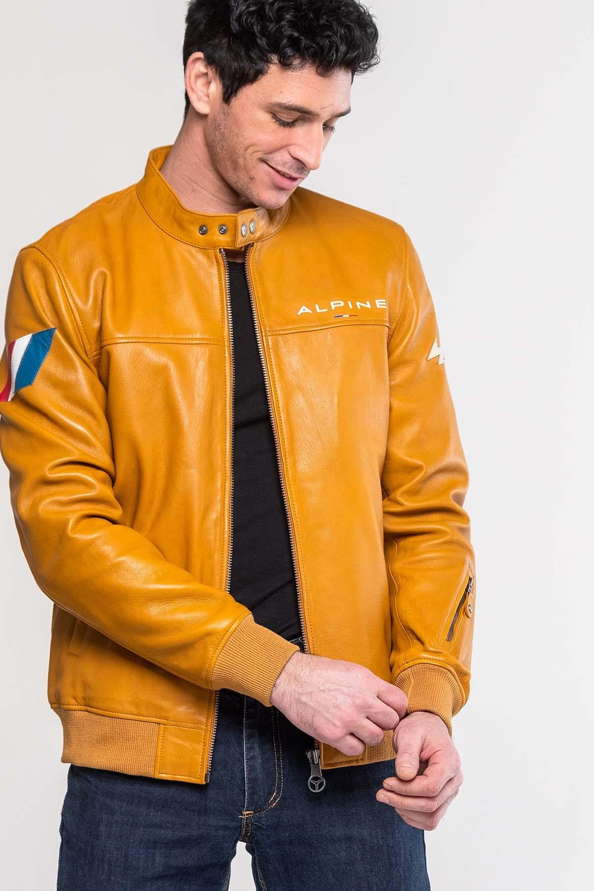 Blouson Homme Alpine JEAN SHEEP CROWN YELLOW — vue 2