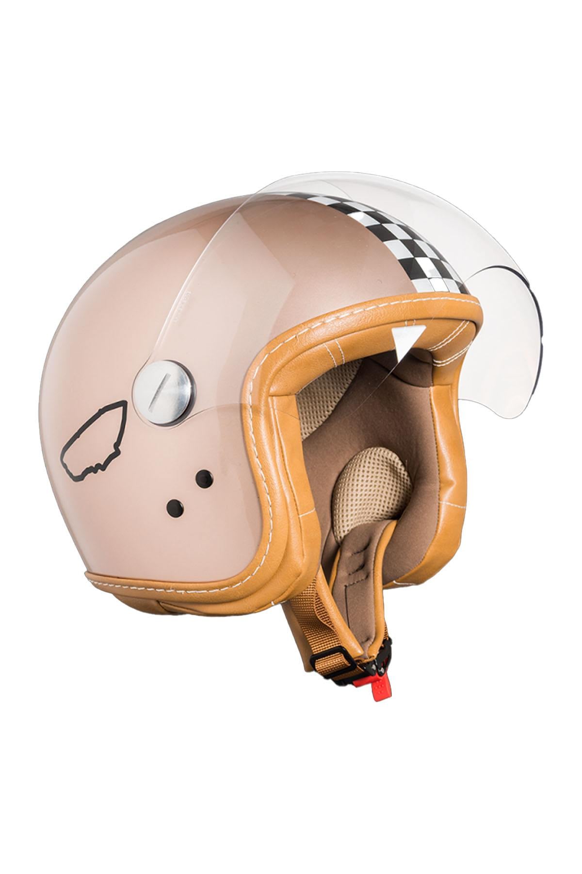 Gemischt Accessoires 24h Le Mans CASQUE JET 24H CHAMPAGNE — Ansicht 3