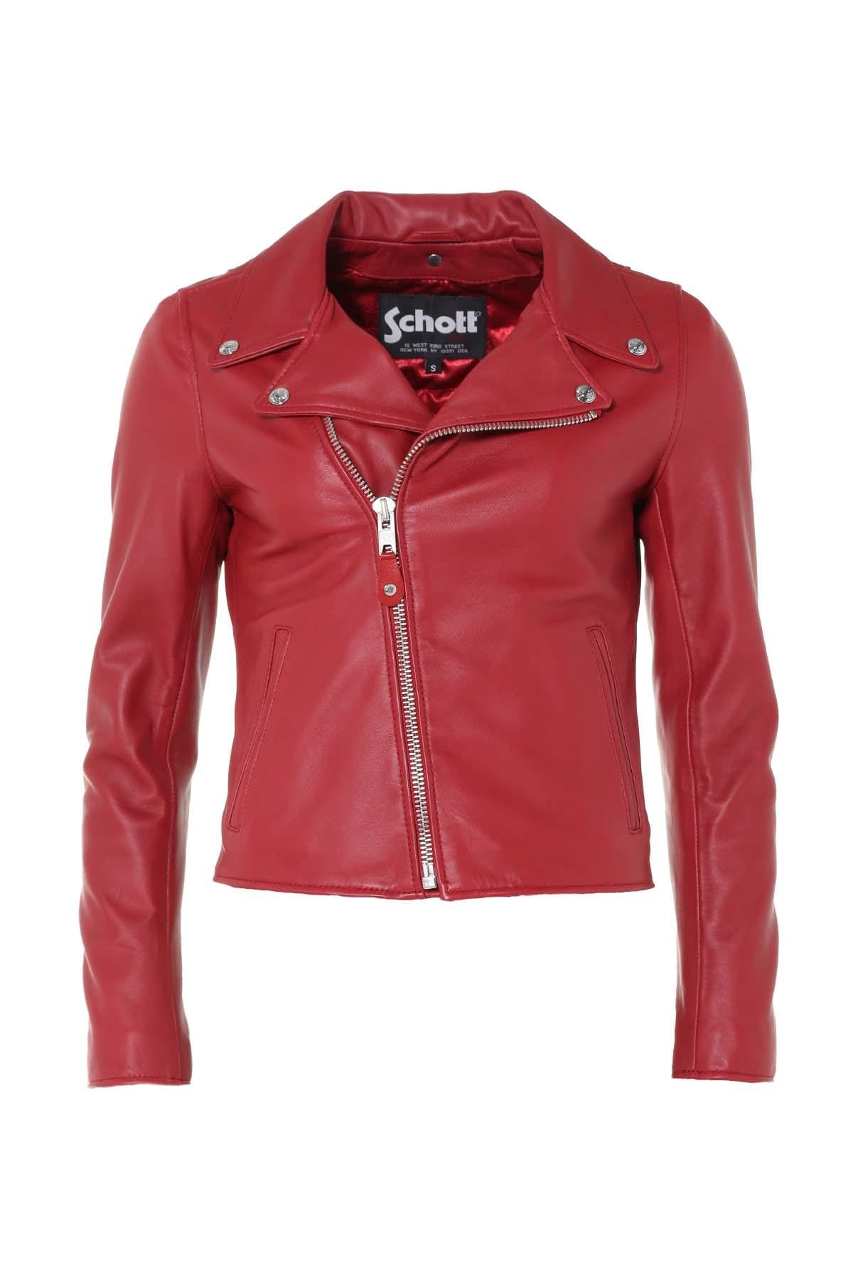 Damen Jacke Schott LCW8614 RED — Ansicht 3
