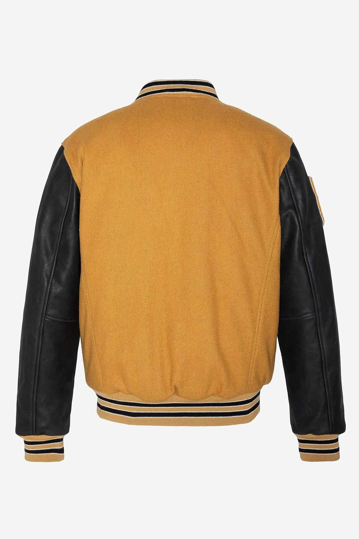 Herren Jacke Schott LCTEDDYBD2 YELLOW/BLACK — Ansicht 9