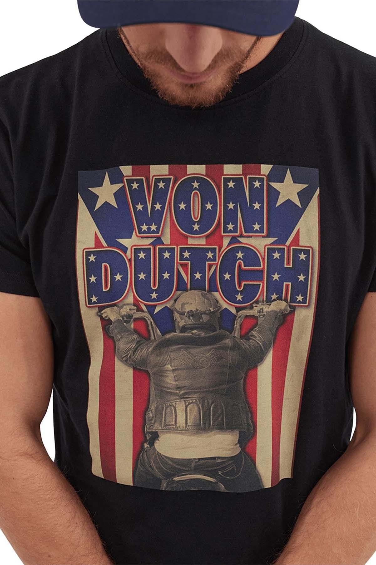 Tee Shirt Homme Von Dutch T-SHIRT RICA NR — vue 2