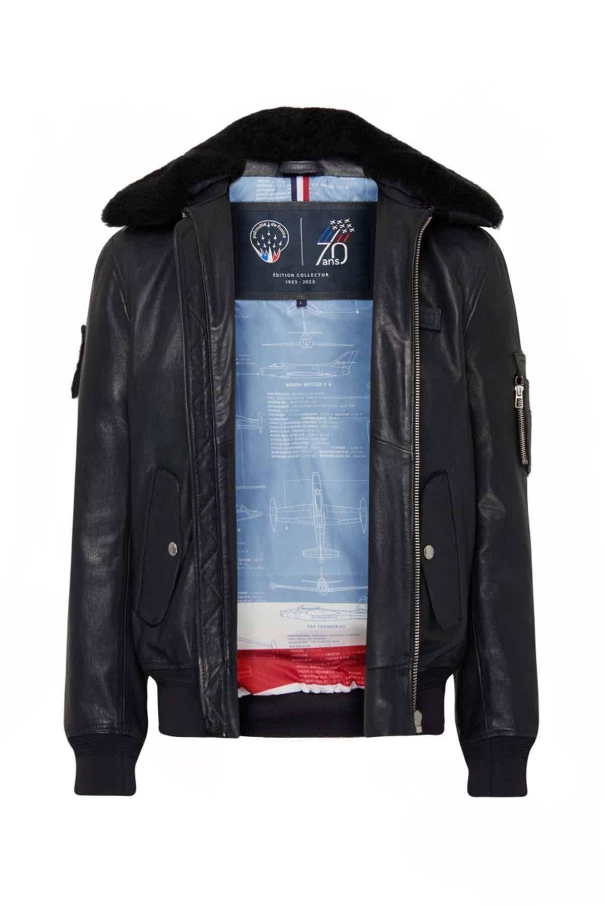 Giacche Uomo Patrouille De France OFFICIAL 70 ALPHA BLACK — vista 9