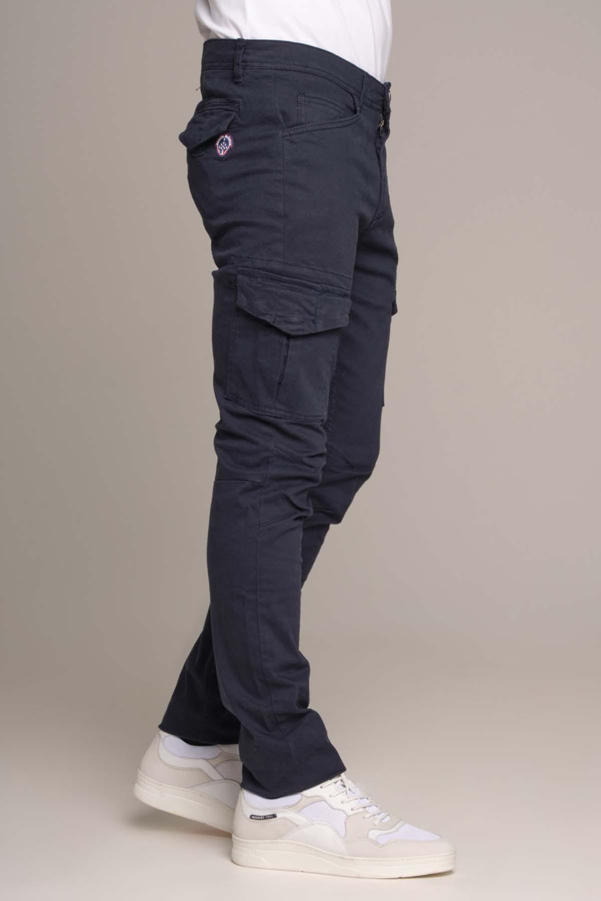 Pantaloni Uomo Patrouille De France LARGO MAHEVAN DARK NAVY — vista 2