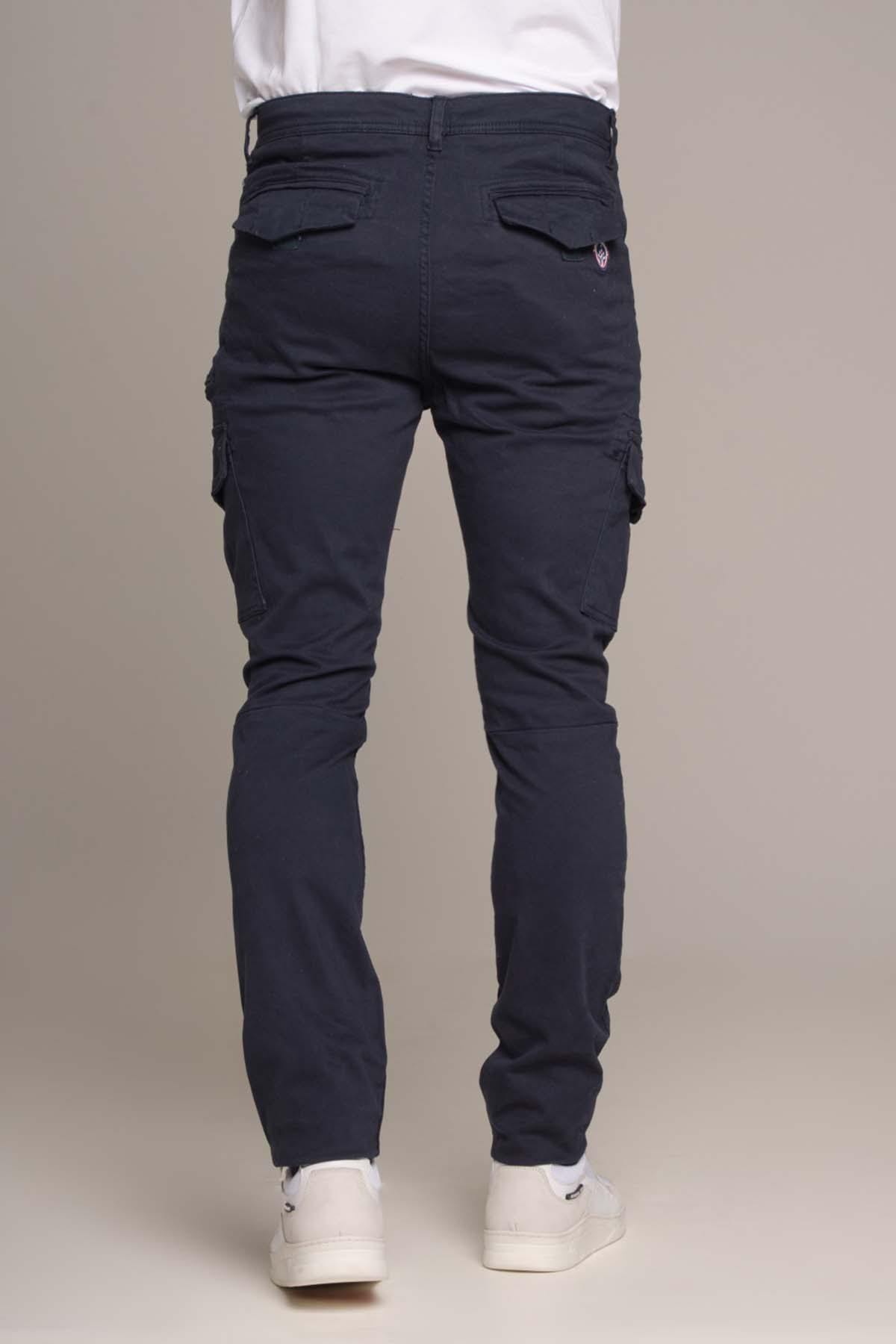 Pantaloni Uomo Patrouille De France LARGO MAHEVAN DARK NAVY — vista 4