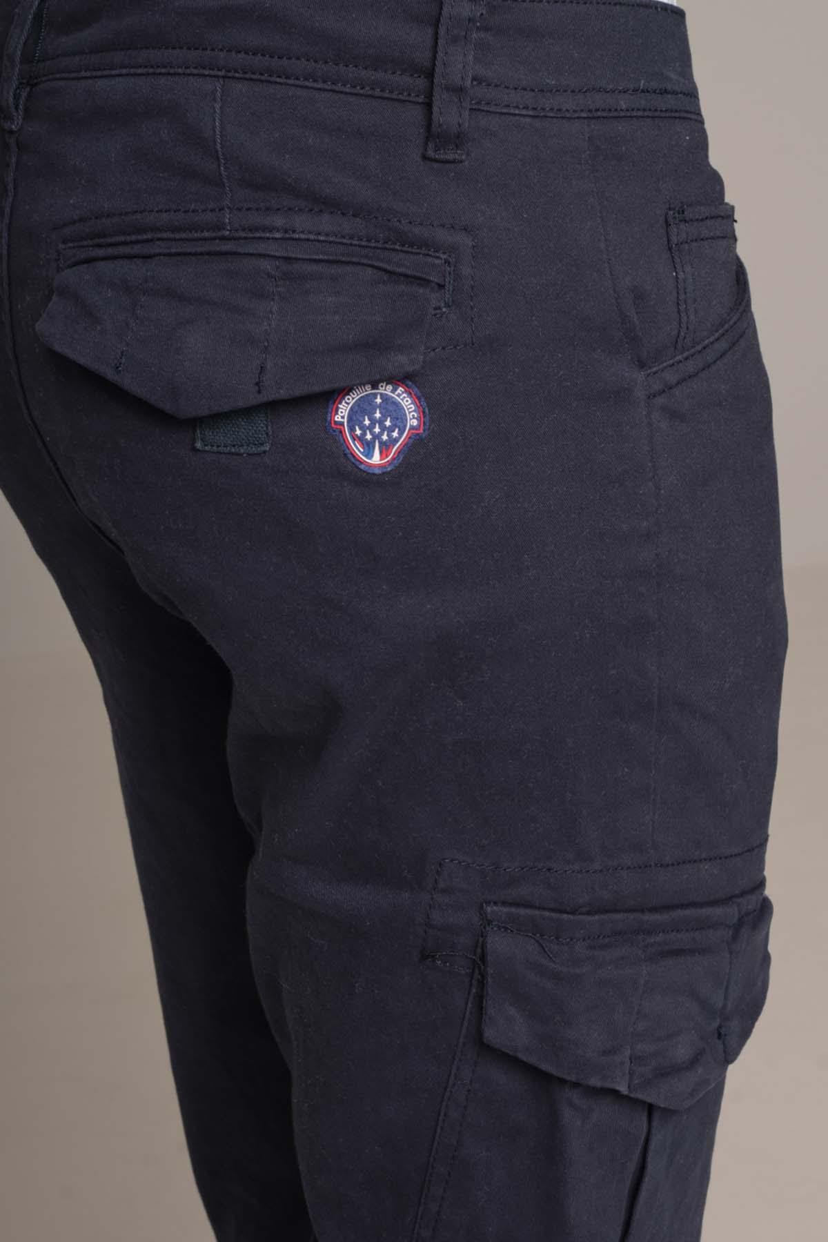 Pantaloni Uomo Patrouille De France LARGO MAHEVAN DARK NAVY — vista 5