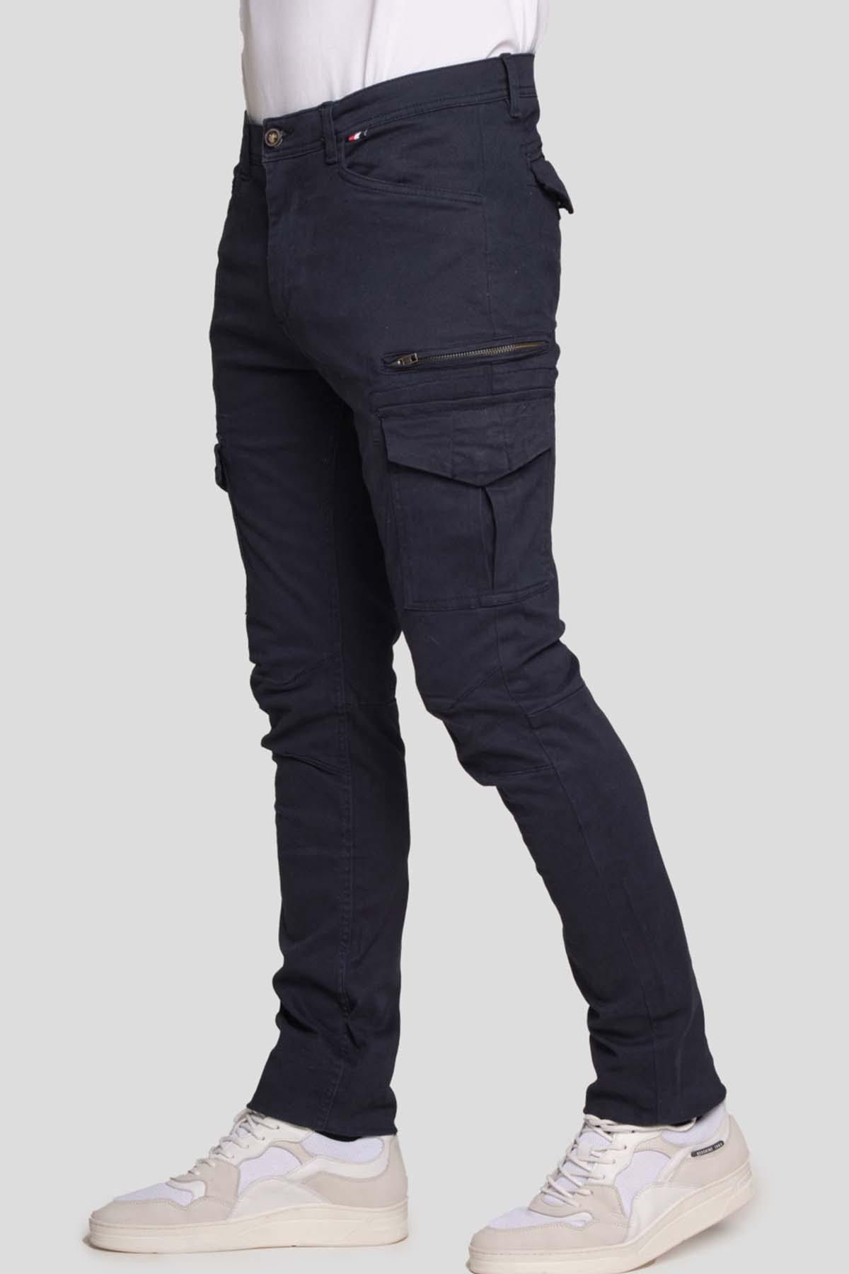 Pantaloni Uomo Patrouille De France LARGO MAHEVAN DARK NAVY — vista 1