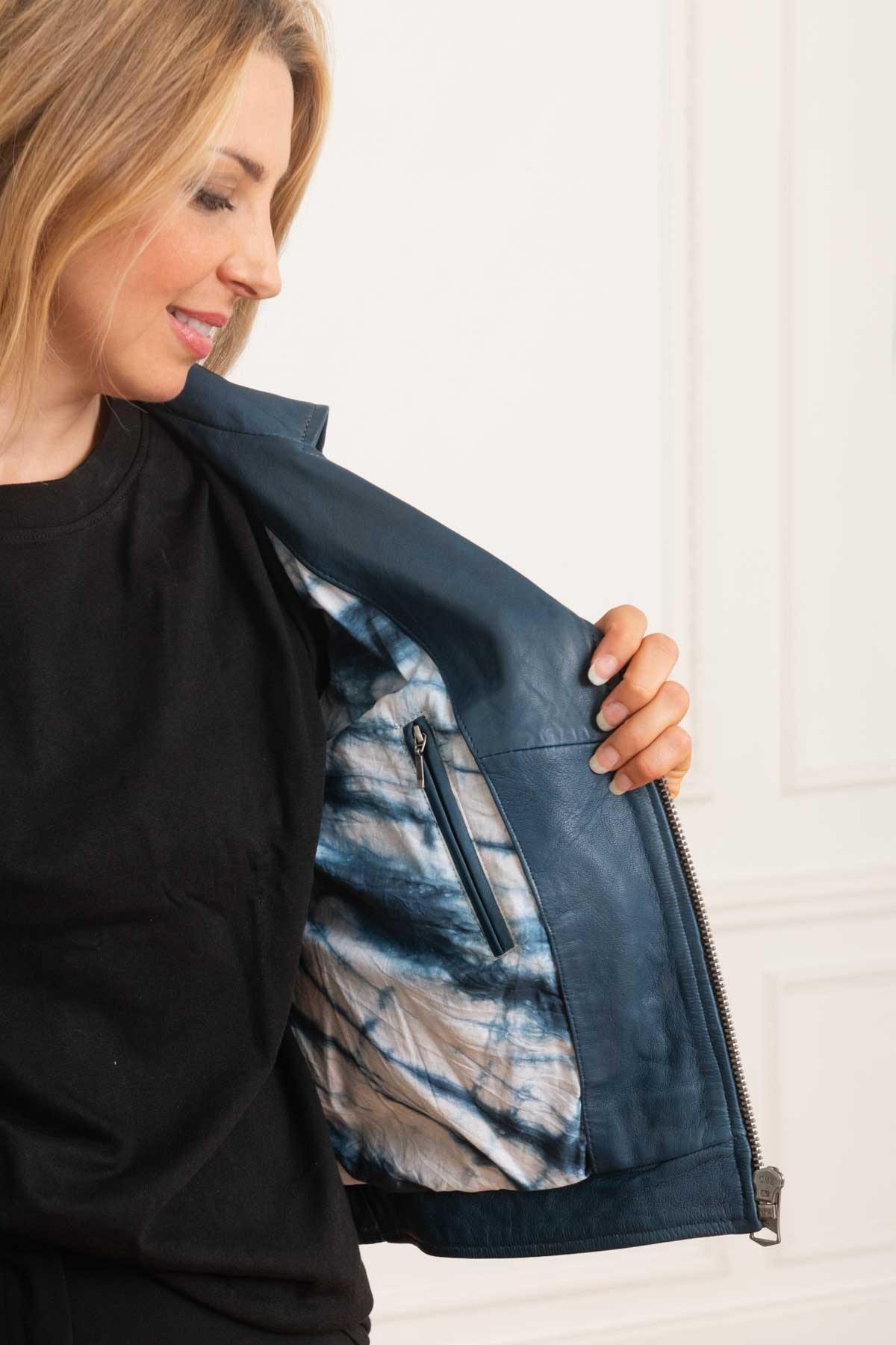 Giacche Donna Oakwood BOOGIE BLEU FONCE 533 — vista 4