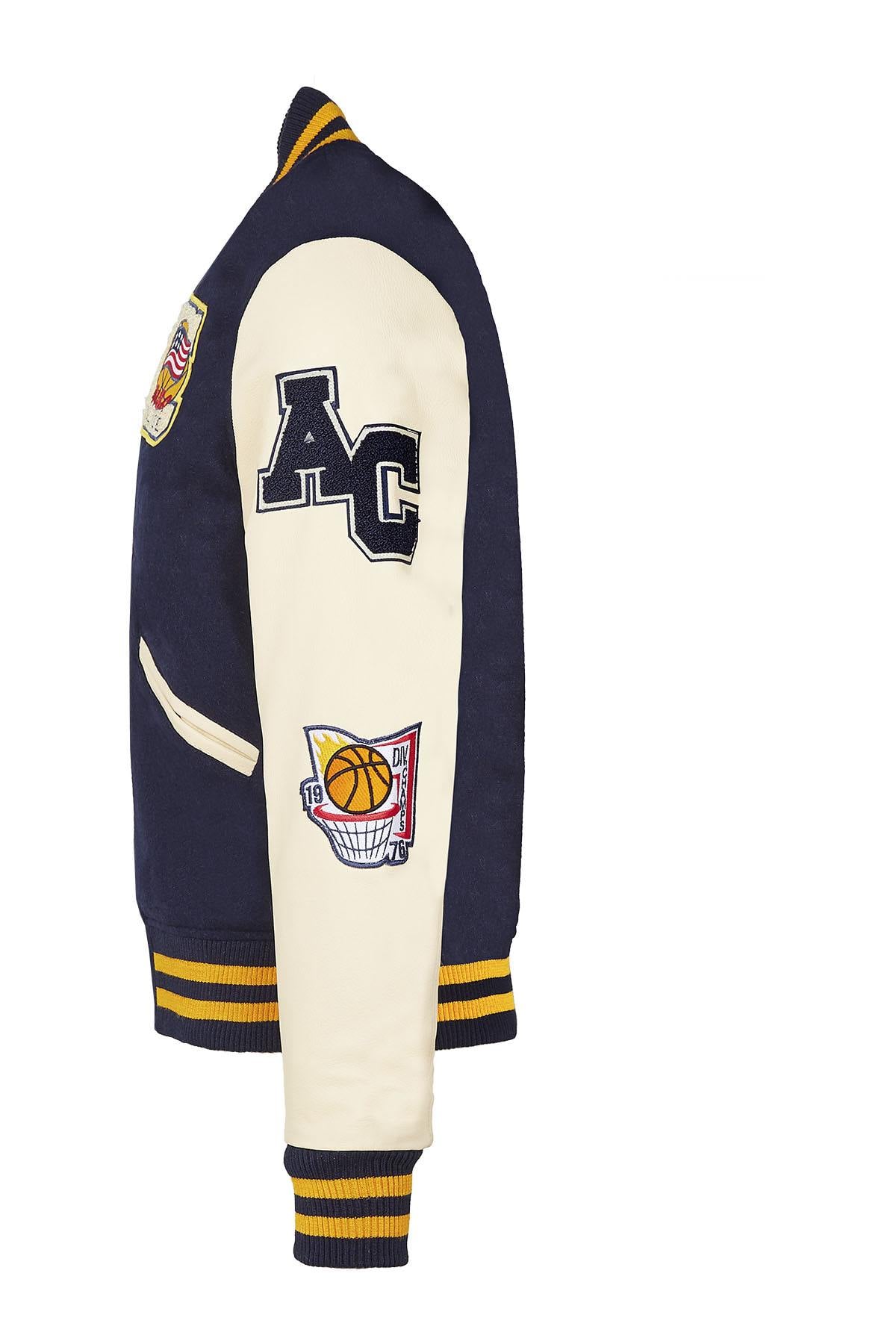 Blouson Homme American College AC-17 NAVY BEIGE — vue 11