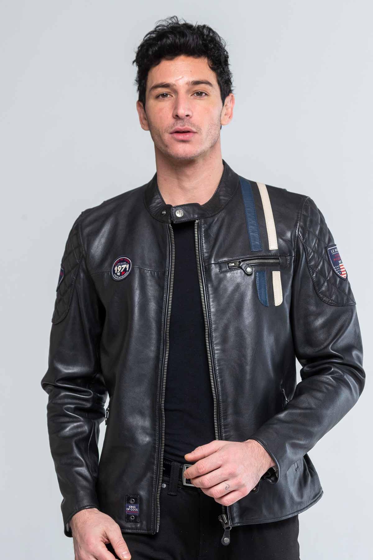 Herren Jacke Steve Mcqueen LENNY3 BLACK — Ansicht 2