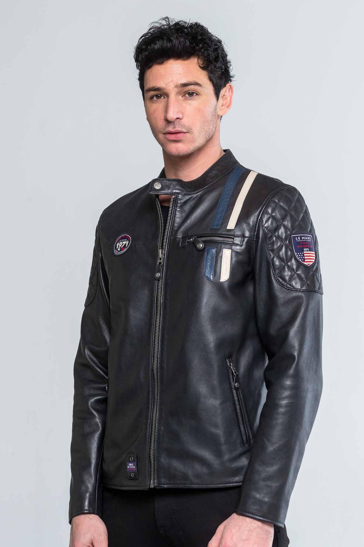 Herren Jacke Steve Mcqueen LENNY3 BLACK — Ansicht 5