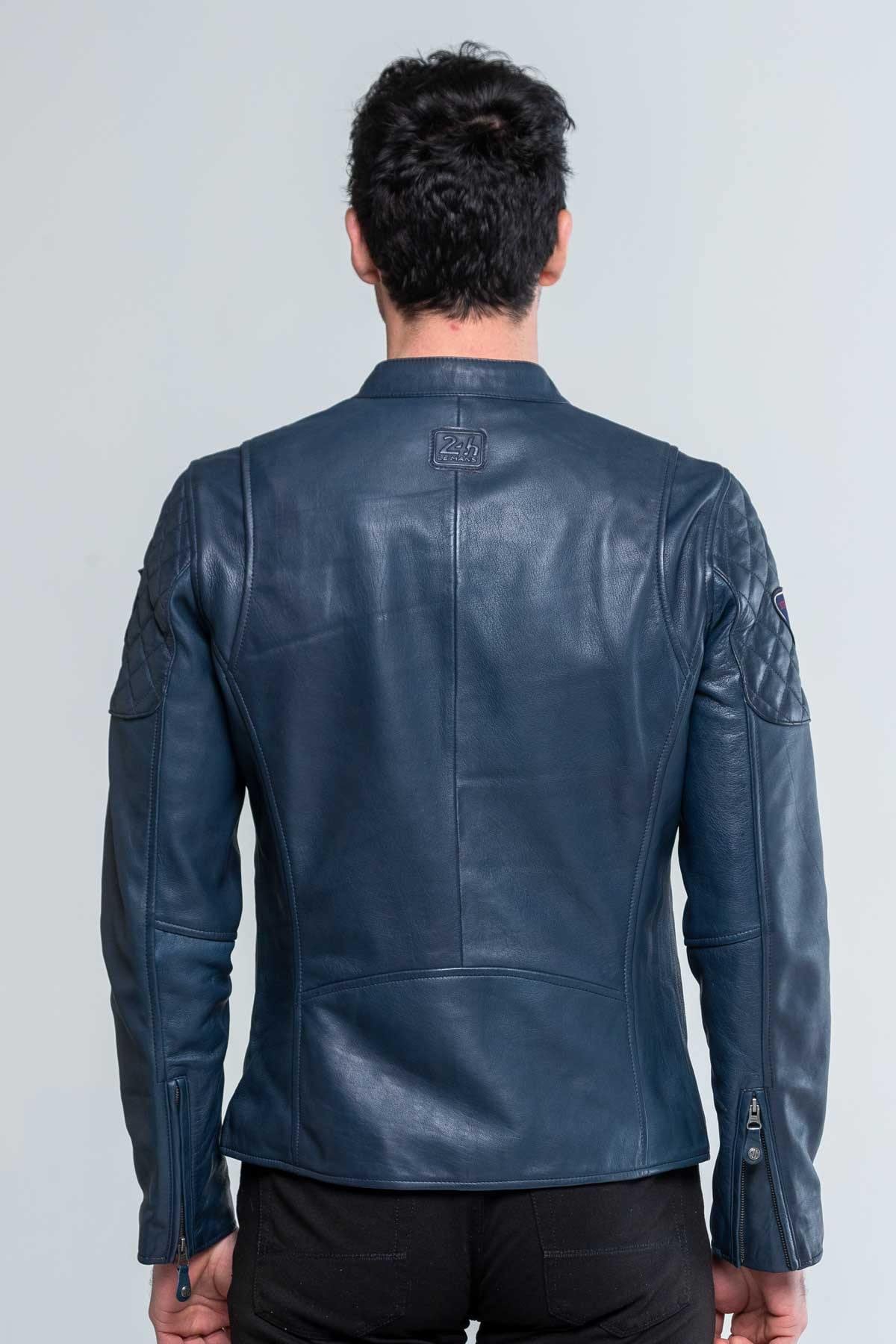 Chaqueta Hombre Steve Mcqueen LENNY3 ROYAL BLUE — vista 3