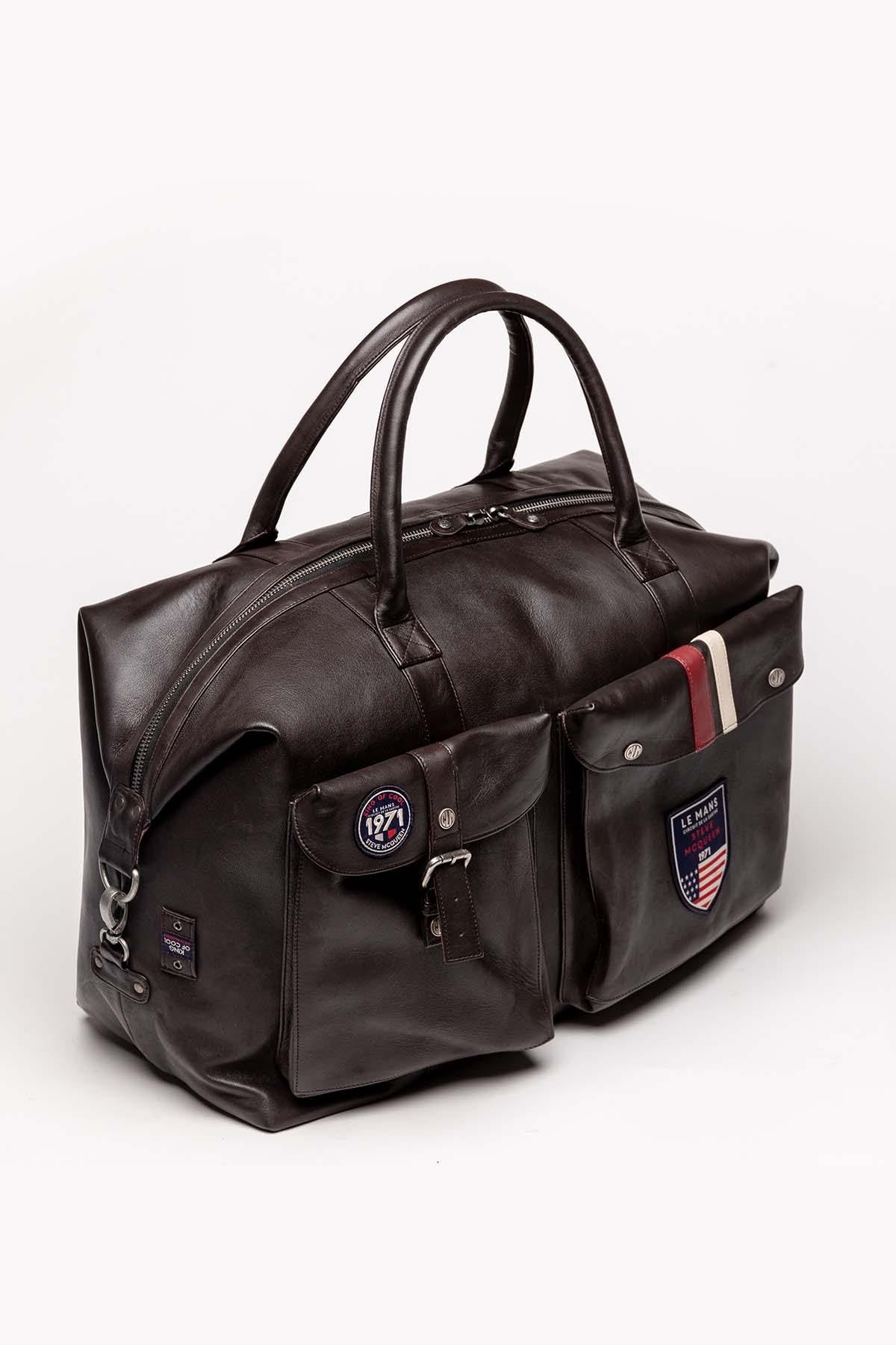Bolsos Hombre Steve Mcqueen DEAN3 72H BAG DARK BROWN — vista 5